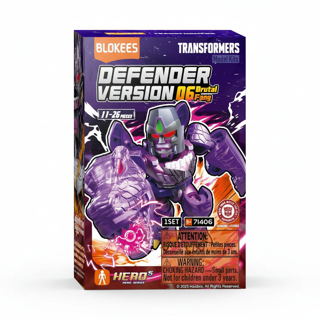 Blokees Transformers Defender Version 06 Brutal Fang