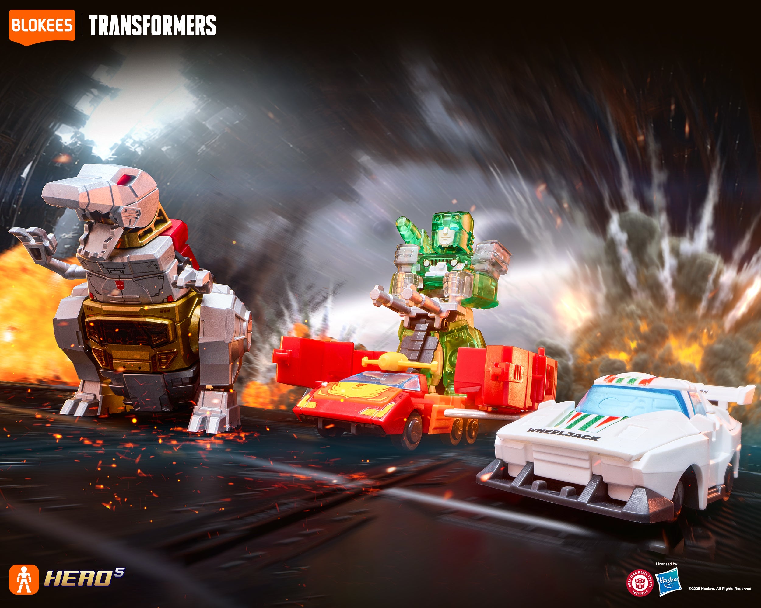 Blokees Transformers Defender Version 03 Heavy Metal War
