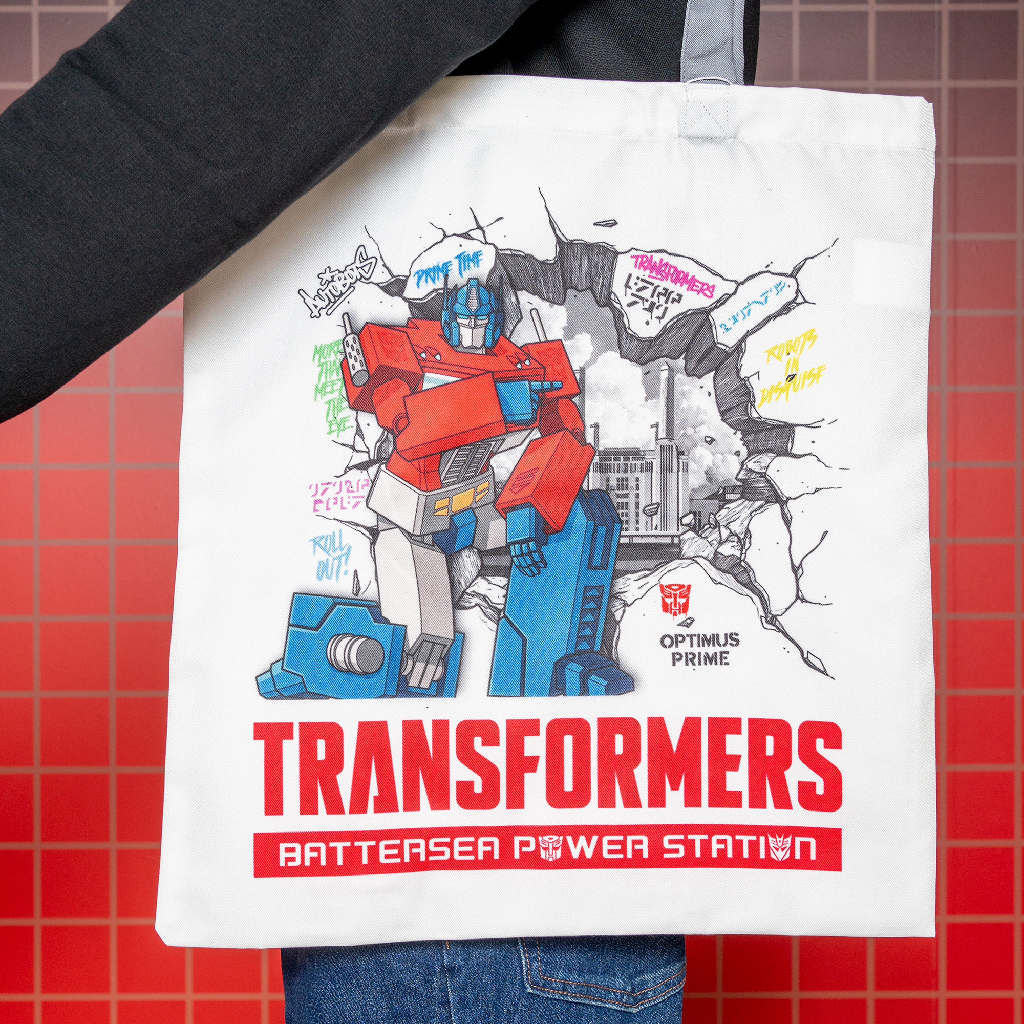 Transformers Murwalls Tote Bag