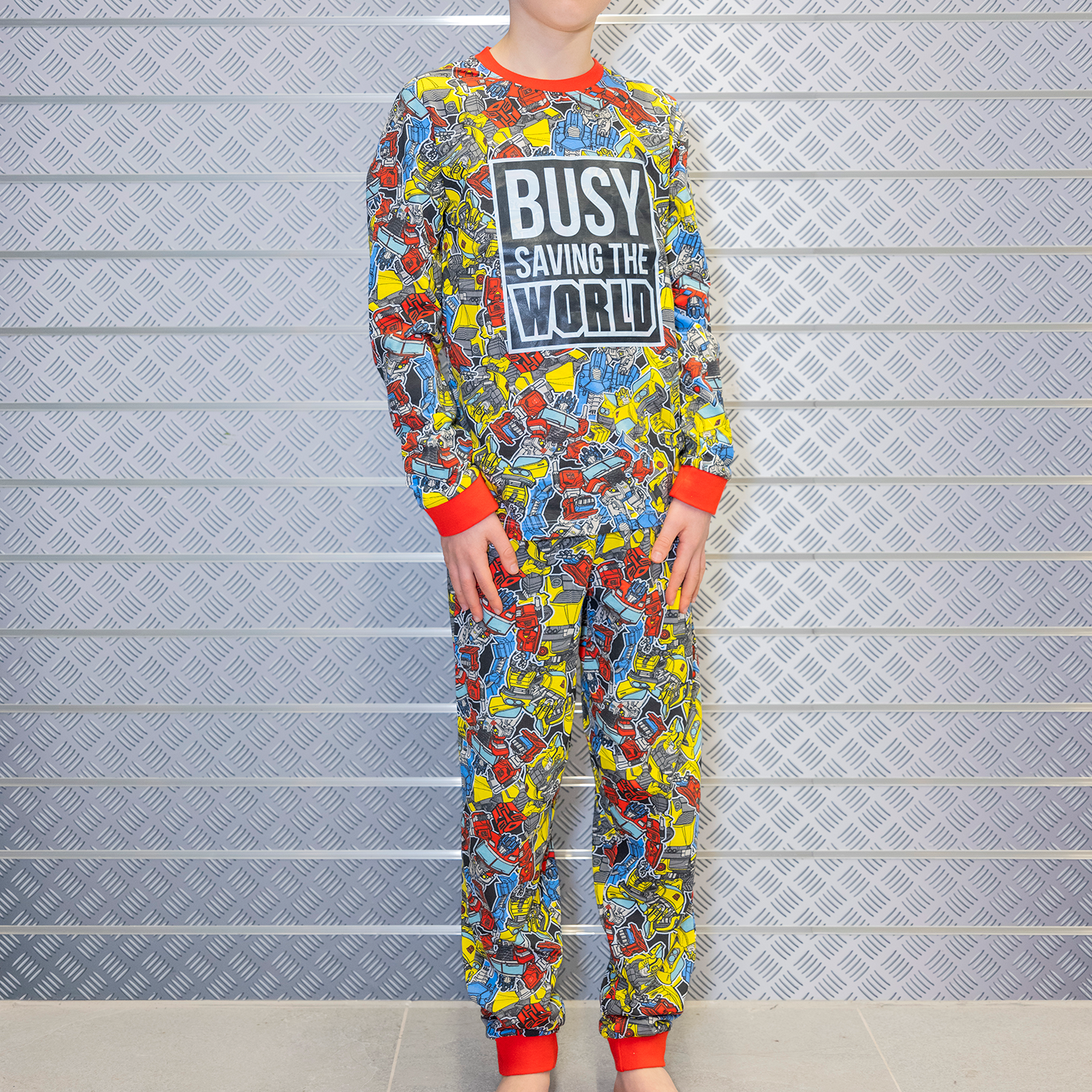 Busy Saving The World 3-Piece Kids Pyjamas