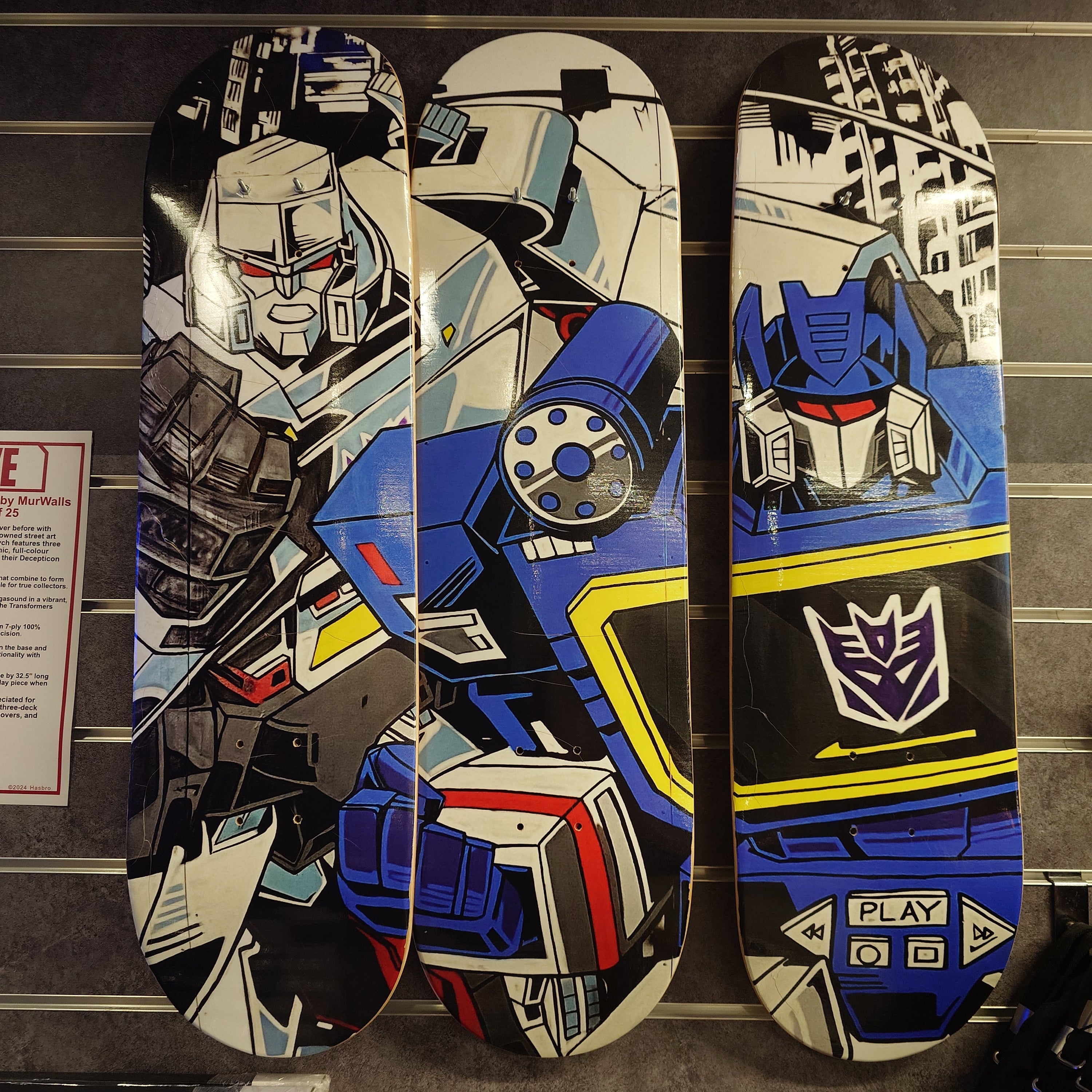 Megasound Skateboard Art by MurWalls - Limited Edition of 25