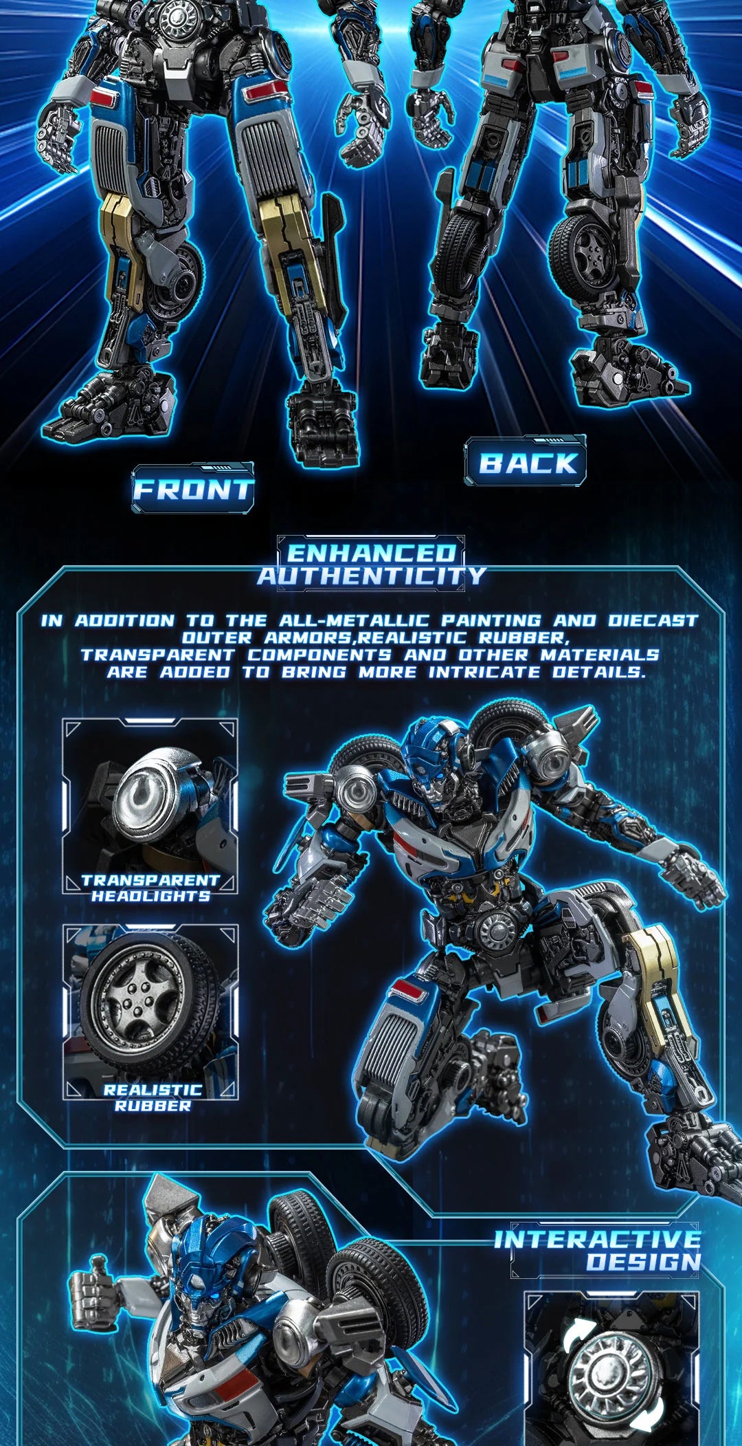 TRANSFORMERS : Rise of the Beasts AMK PRO Series 16cm Mirage Model Kit