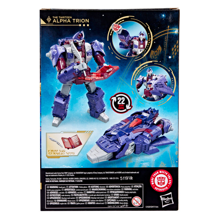 Transformers Age of the Primes Voyager Class The Thirteen Alpha Trion