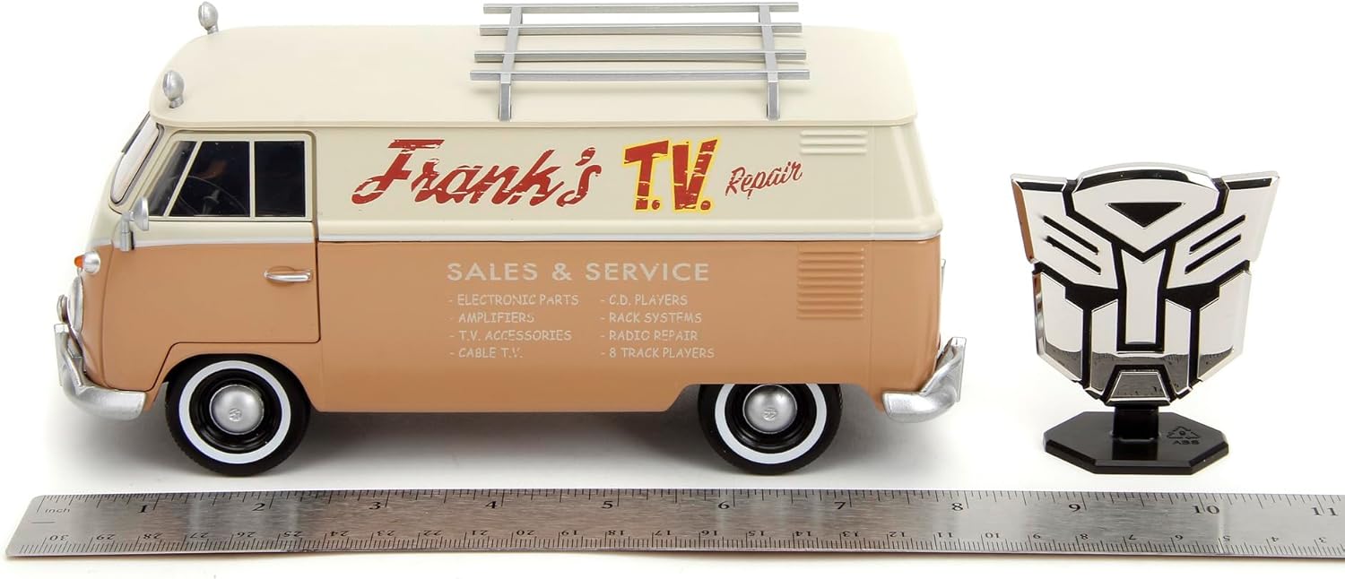 Transformers ROTB 1967 1:24 Scale VW Bus Wheeljack Vehicle w/Autobot Shield