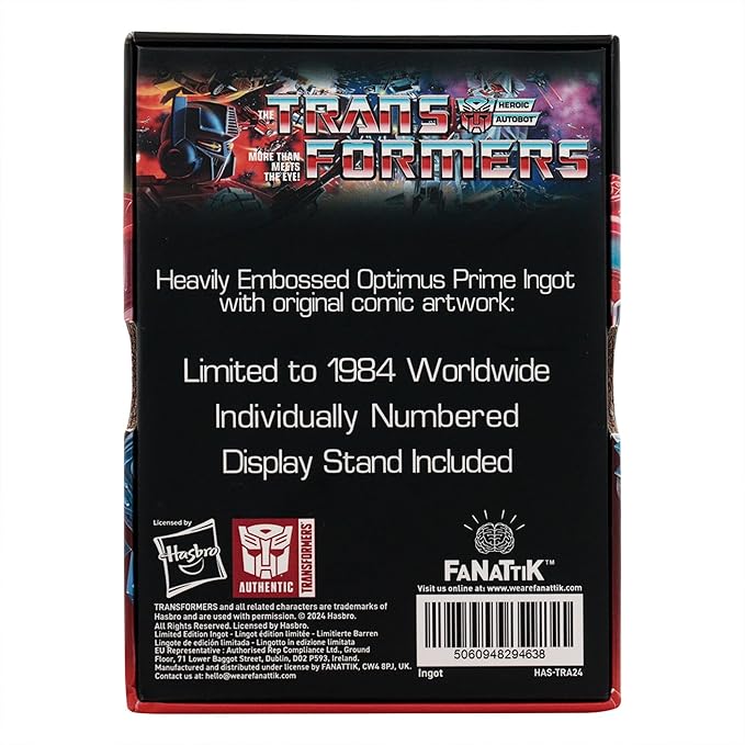 Transformers 40th Anniversary Autobots Ingot