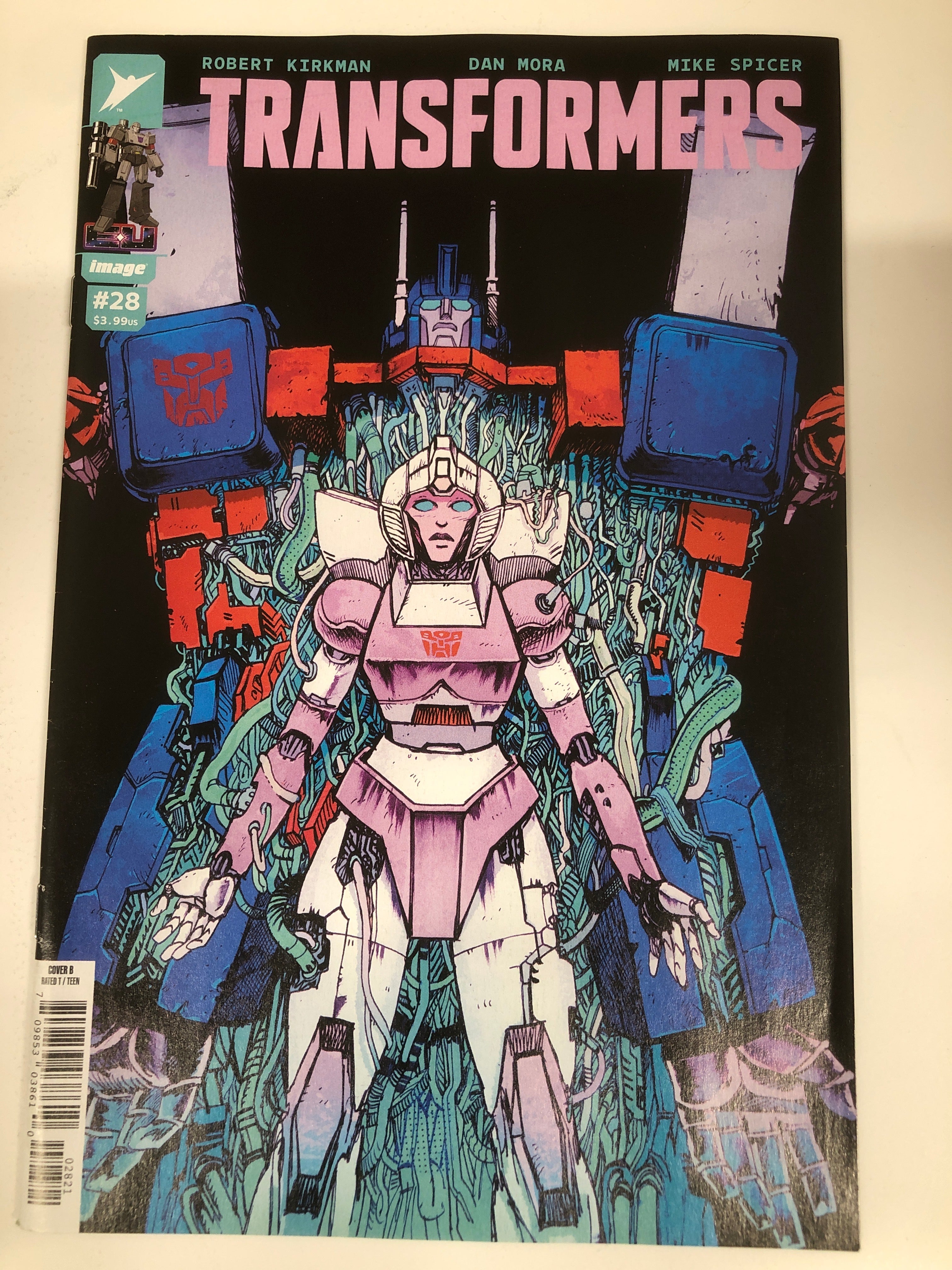TRANSFORMERS #28 CVR B DANIEL WARREN JOHNSON & MIKE SPICER VAR