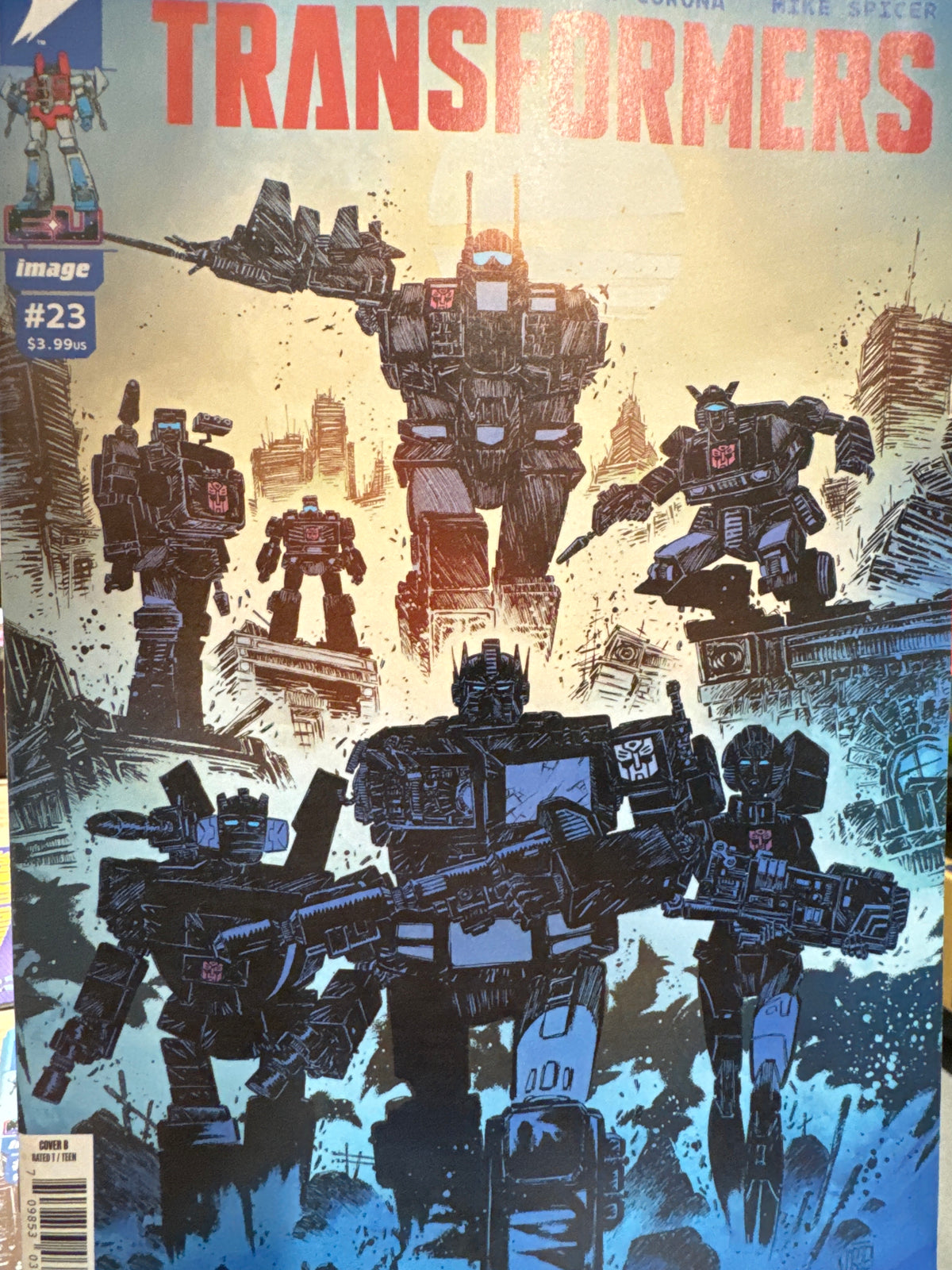 Transformers #23 Cvr B Jorge Corona & Mike Spicer Var