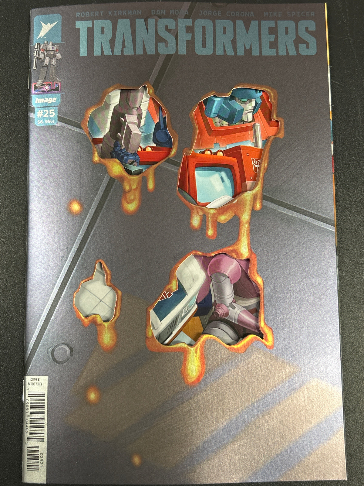 Transformers #25 Cvr K Eric Canete Foil Die Cut Var
