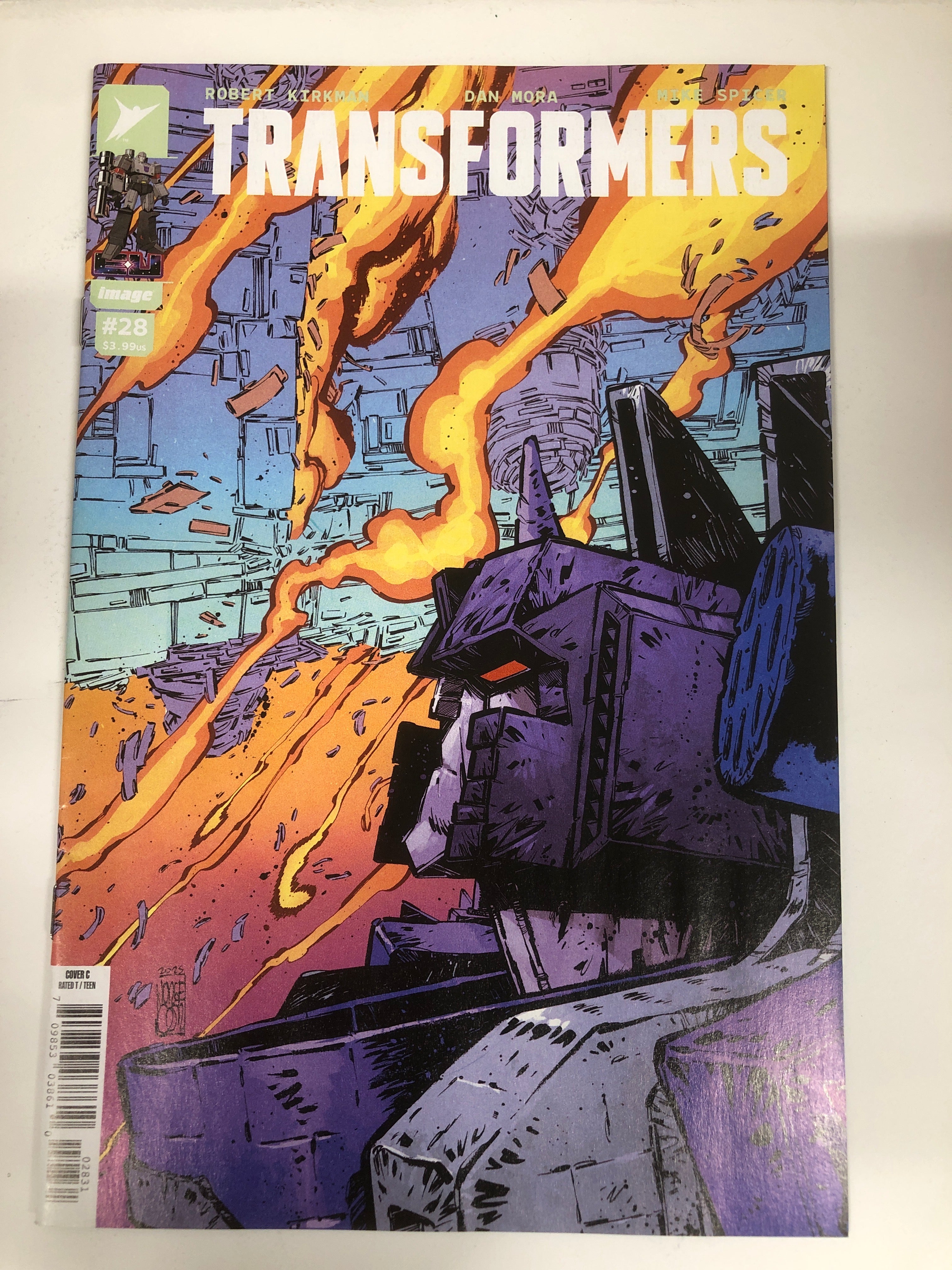 TRANSFORMERS #28 CVR C JORGE CORONA & MIKE SPICER CONNECTING VAR