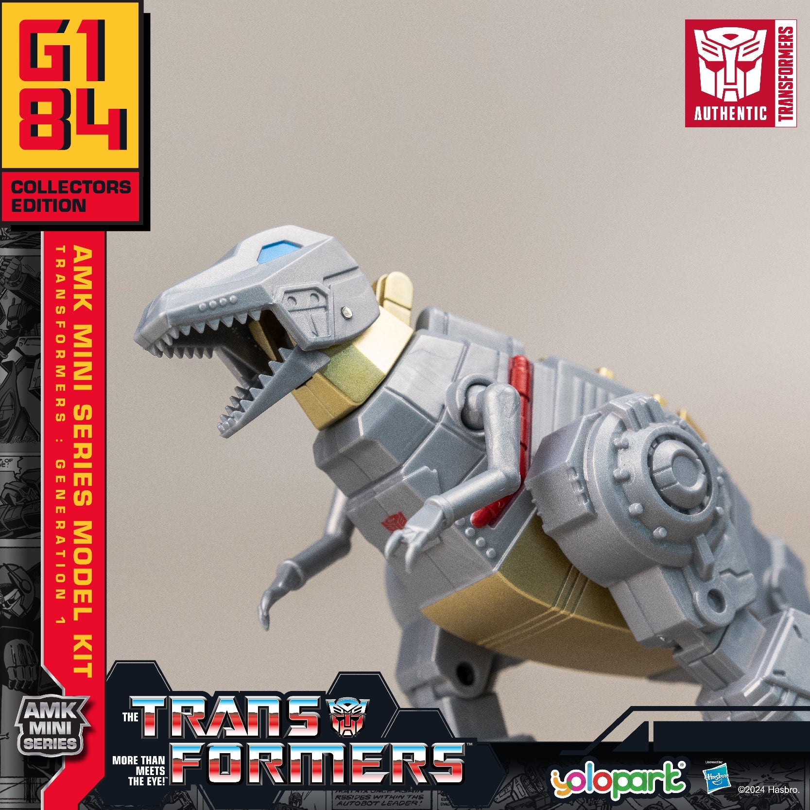 Yolopark AMK Mini G1 Grimlock - Signed by Gregg Berger
