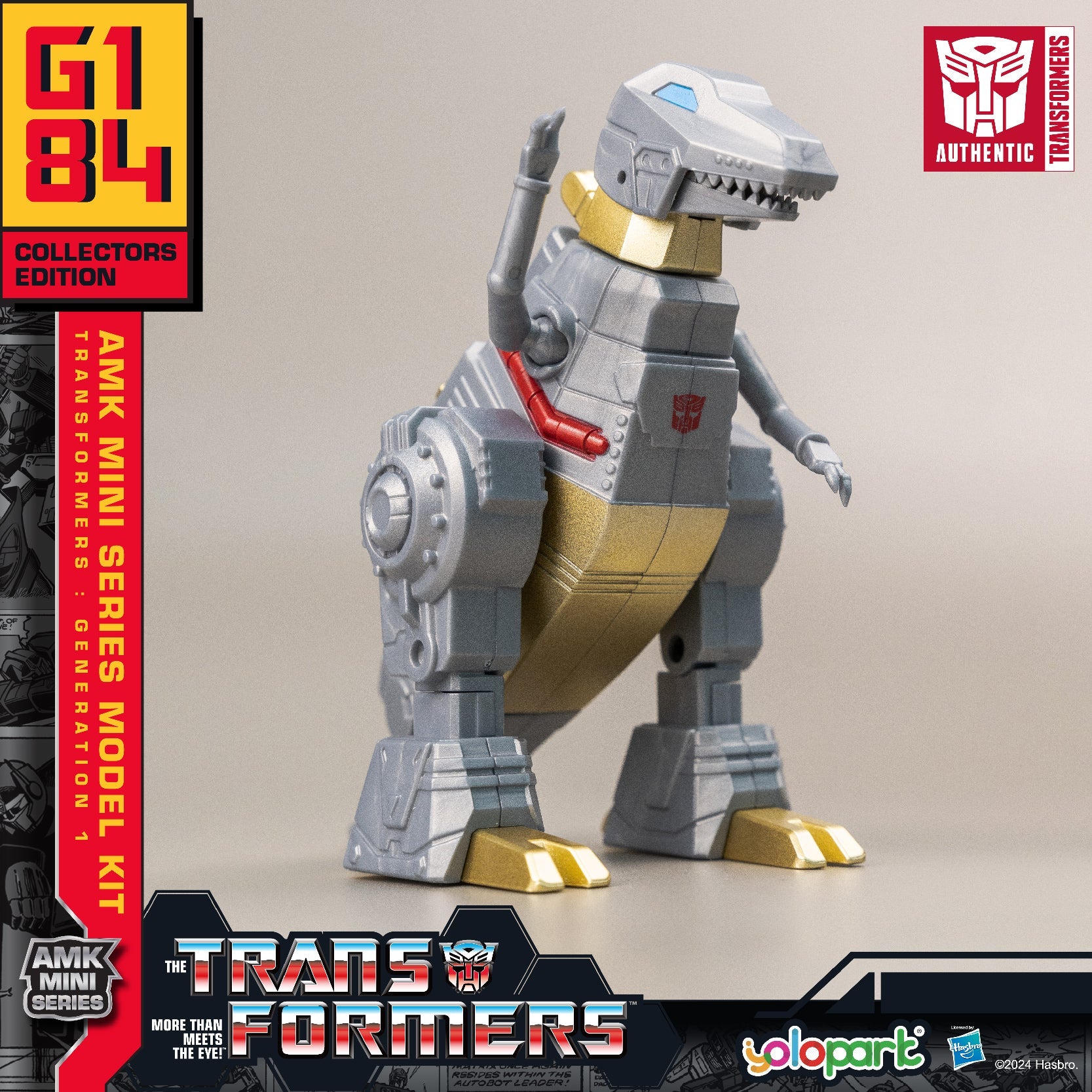Yolopark AMK Mini G1 Grimlock - Signed by Gregg Berger