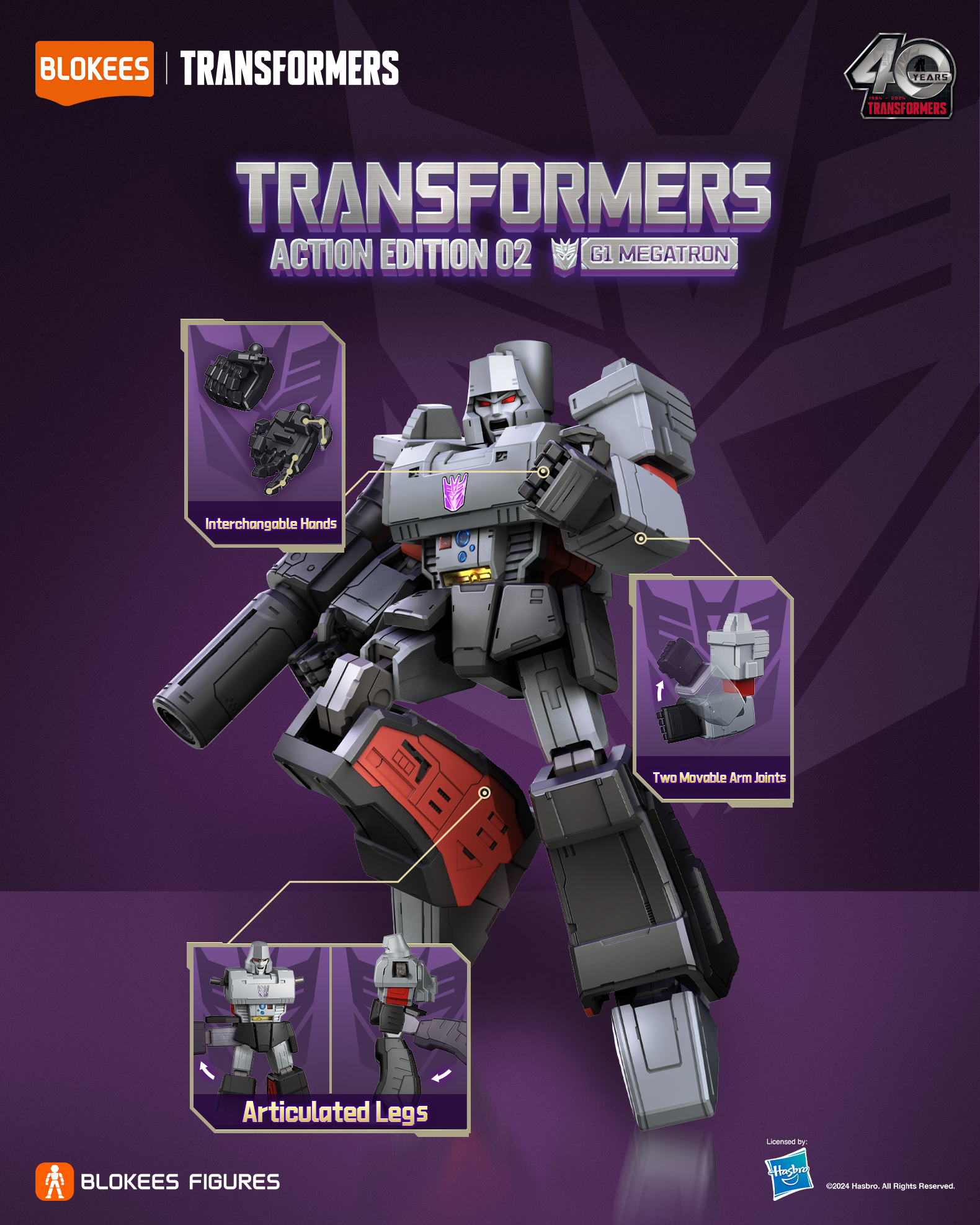 Transformers Action Edition 02 G1 Megatron Figurine