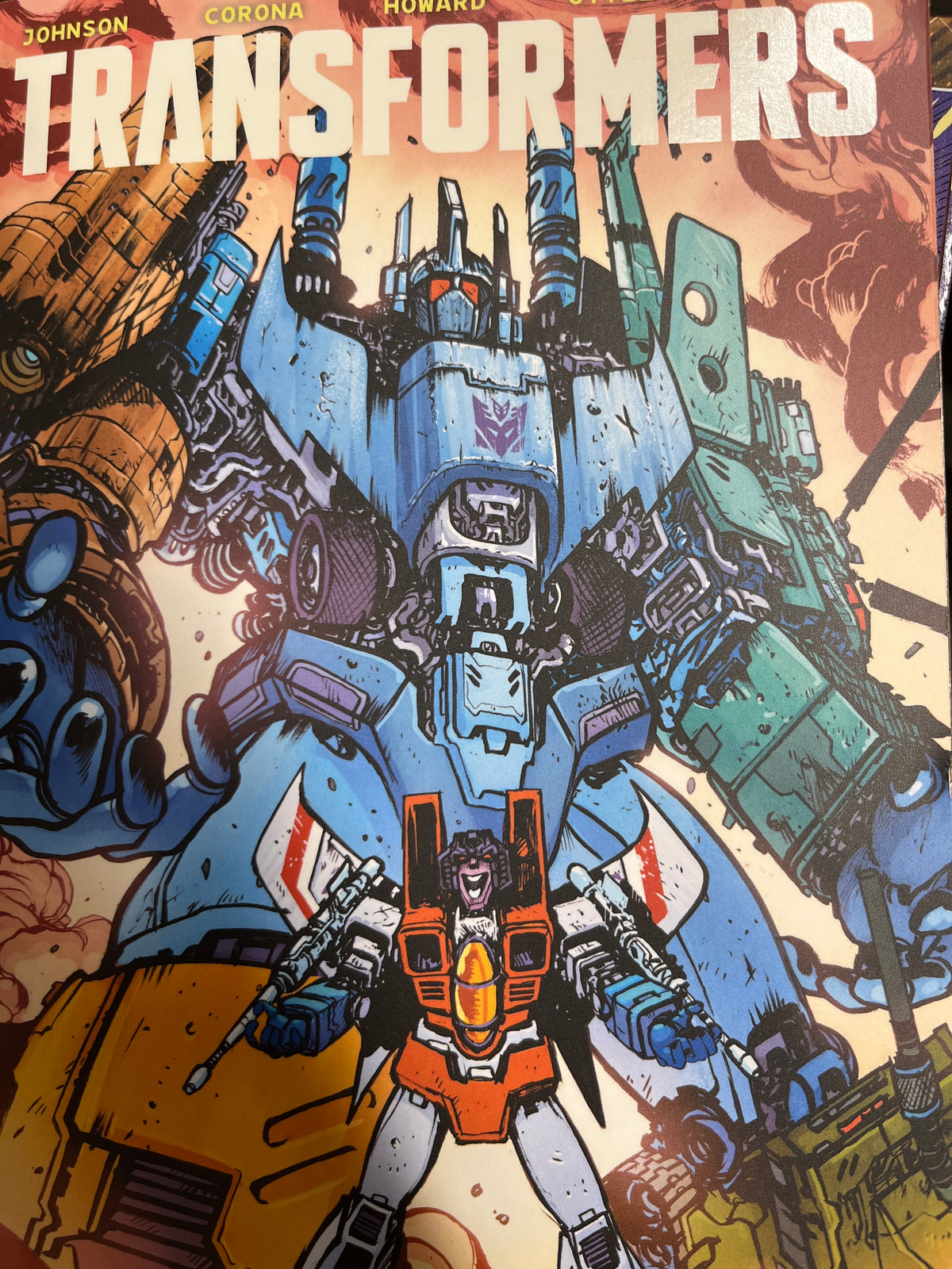 Transformers Tp Vol 03 Combiner Chaos Direct Market Exclusive Daniel Warren Johnson & Mike Spicer Cvr
