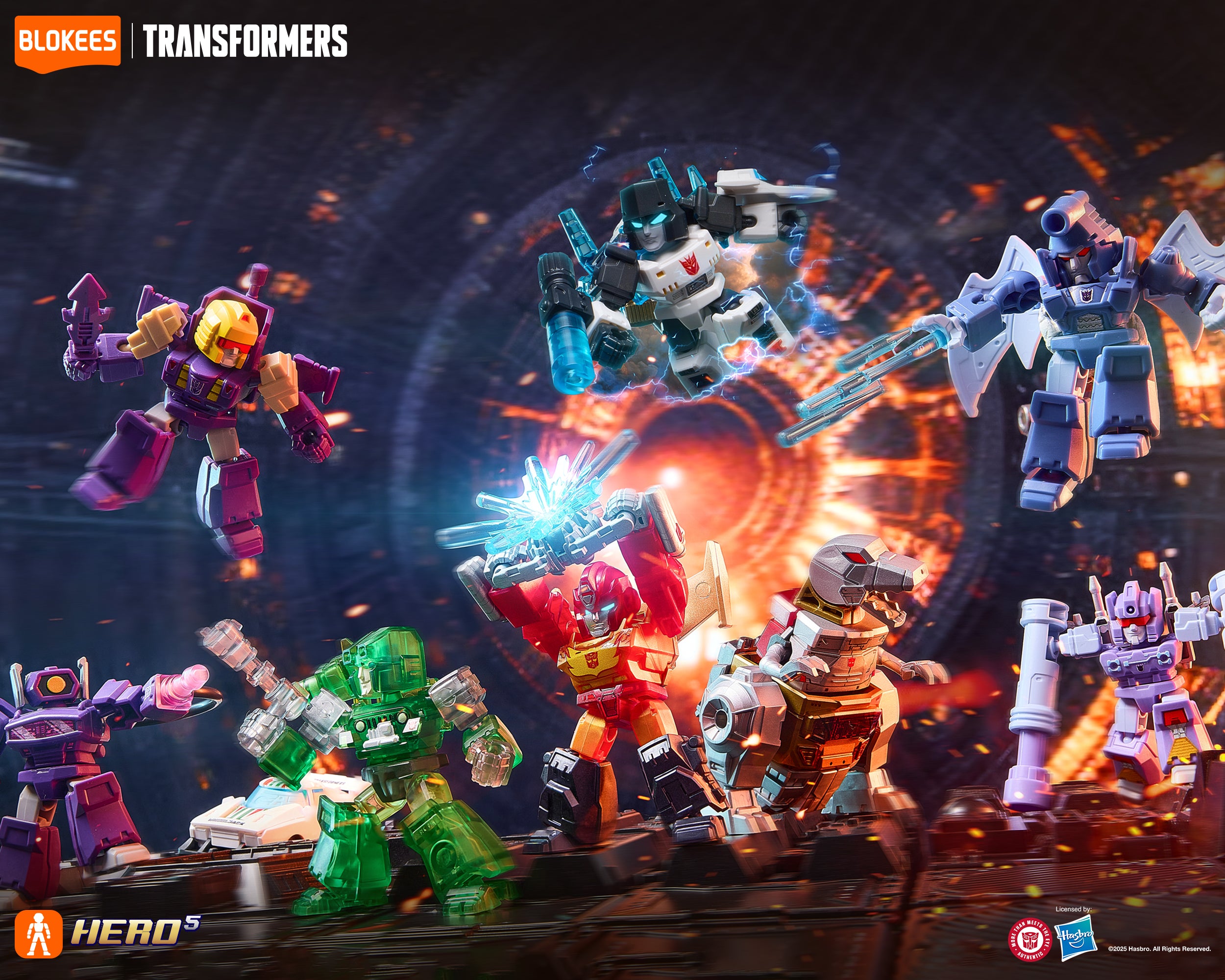 Blokees Transformers Defender Version 03 Heavy Metal War