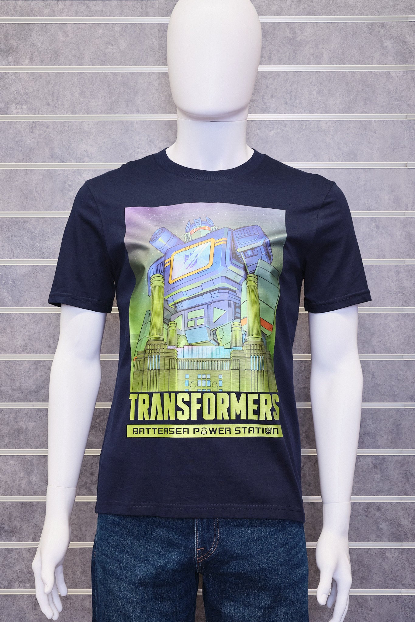 Metallic Soundwave Navy Short Sleeve T-Shirt Issue #2