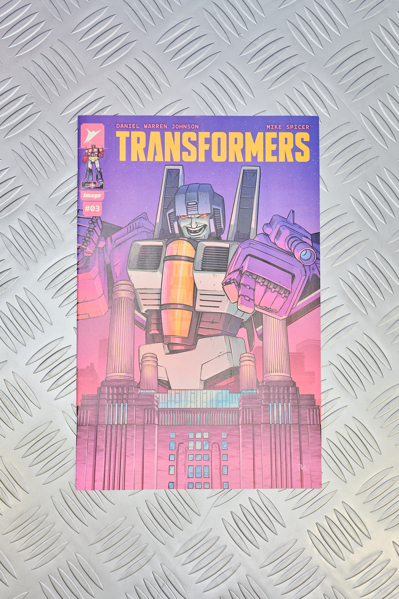 Transformers #3 Skywarp Battersea Bespoke Comic (Coloured)