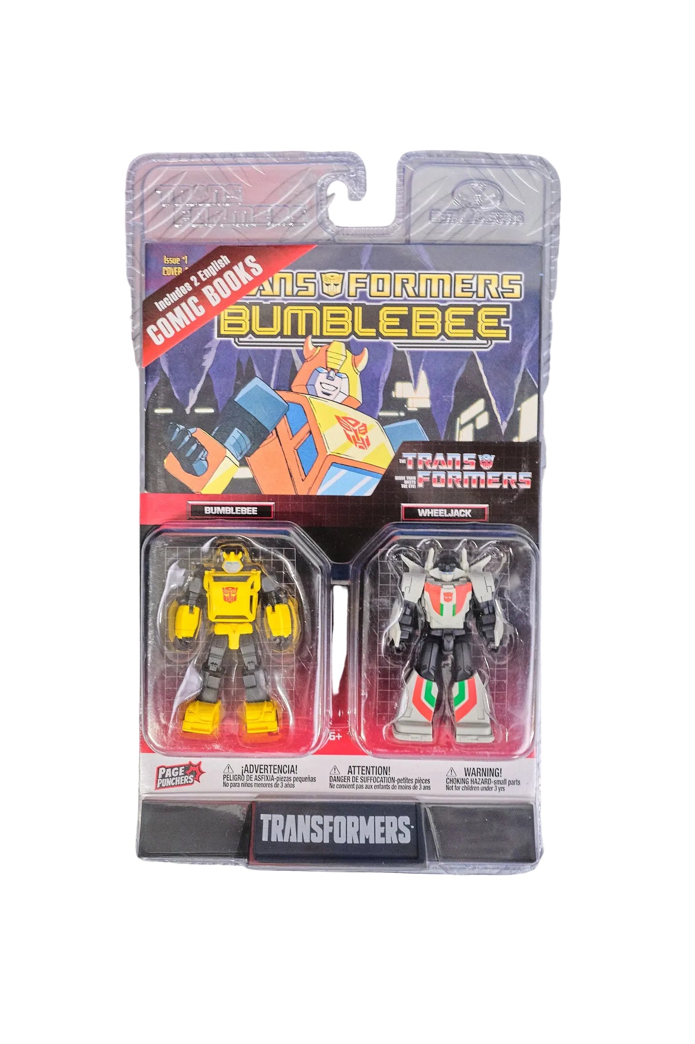 Bumblebee And Wheeljack Figures And Comic