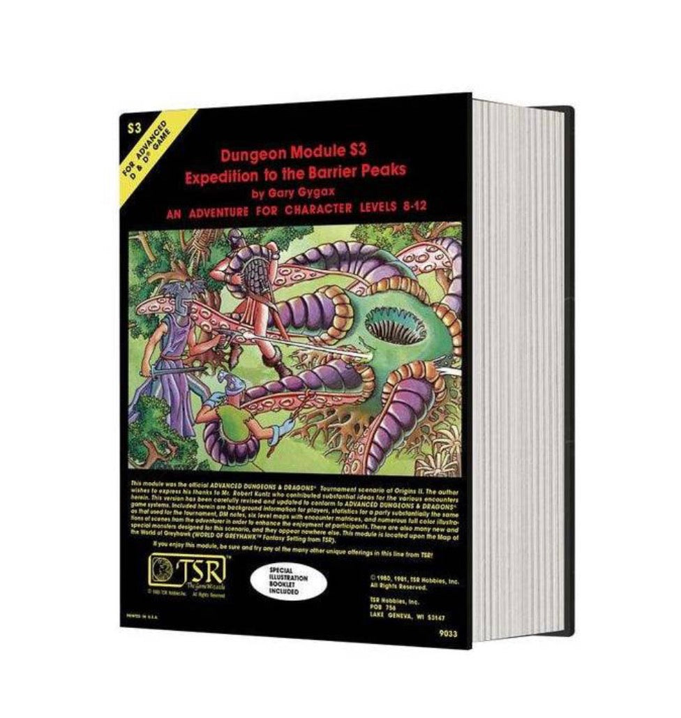 D&D Classic Module Dice Collection Expedition to the Barrier Peaks Module S3