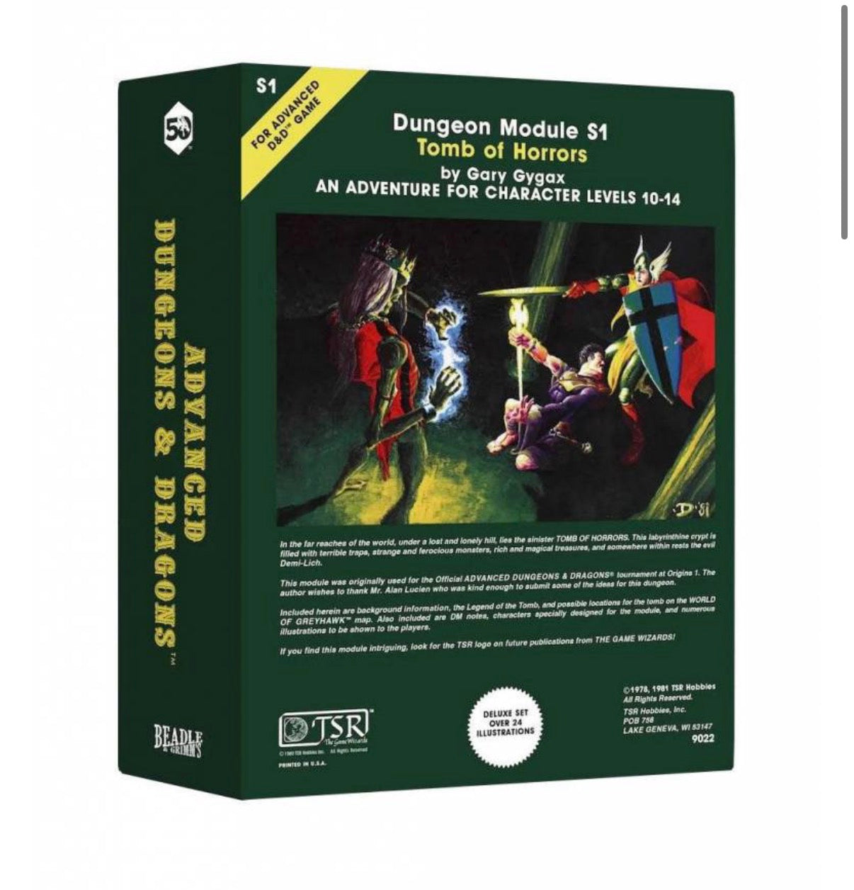 D&D Classic Module Dice Collection Tomb of Horrors Module S1