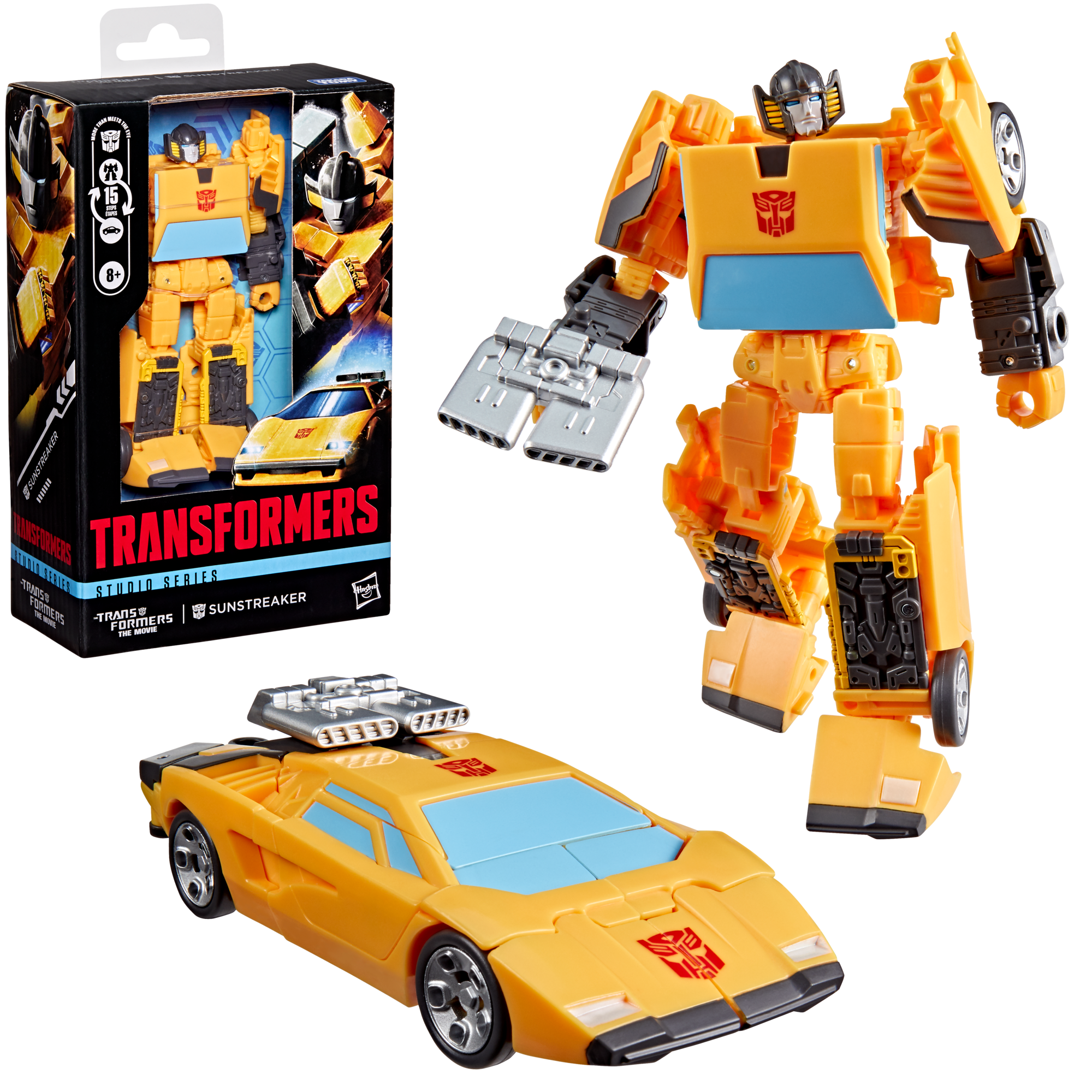 Transformers Studio Series The Transformers: The Movie Deluxe Class Sunstreaker