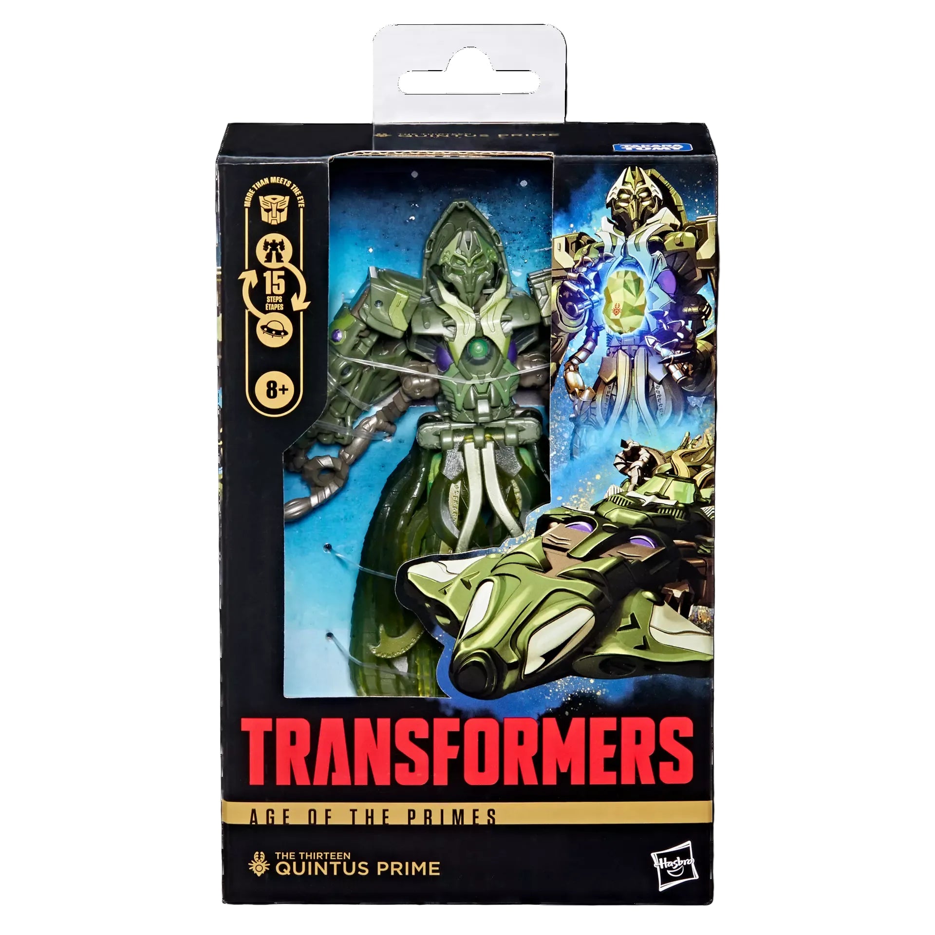 Transformers action figure Transformers Age of the Primes Deluxe Class The Thirteen Quintus Prime