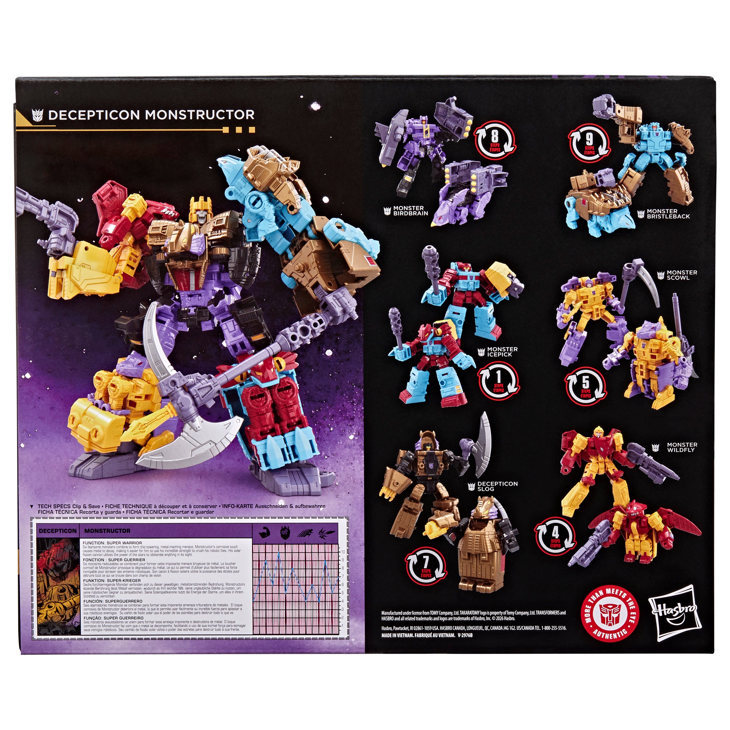 Transformers Age of the Primes Decepticon Monstructor