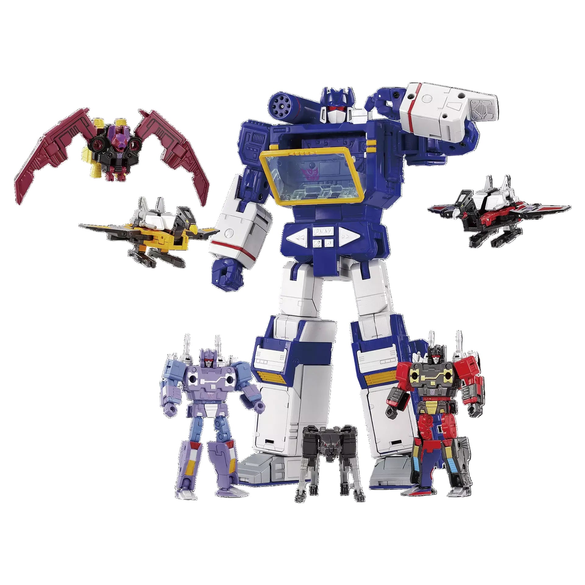 Transformers Takara Tomy Mpg-22 Jaguar, Buzzsaw, & Ratbat
