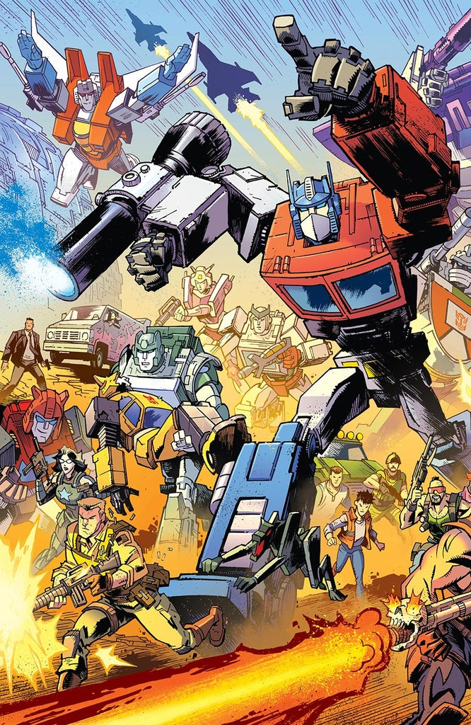 Transformers #9 Cover F Howard Eu Annv Variant