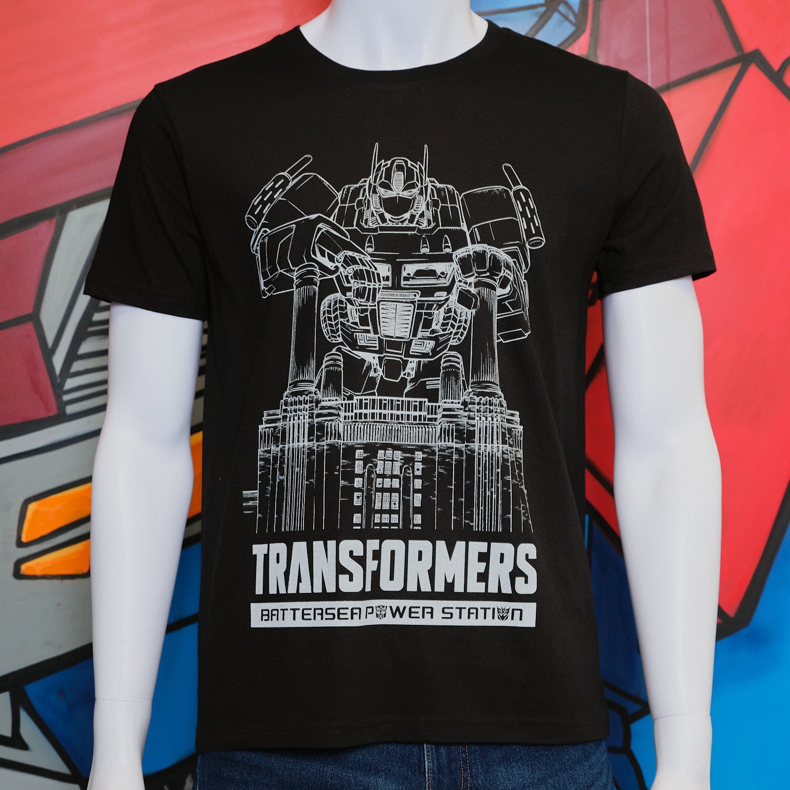 Optimus Prime Battersea Comic Issue #1 Reflective T-Shirt (Black)