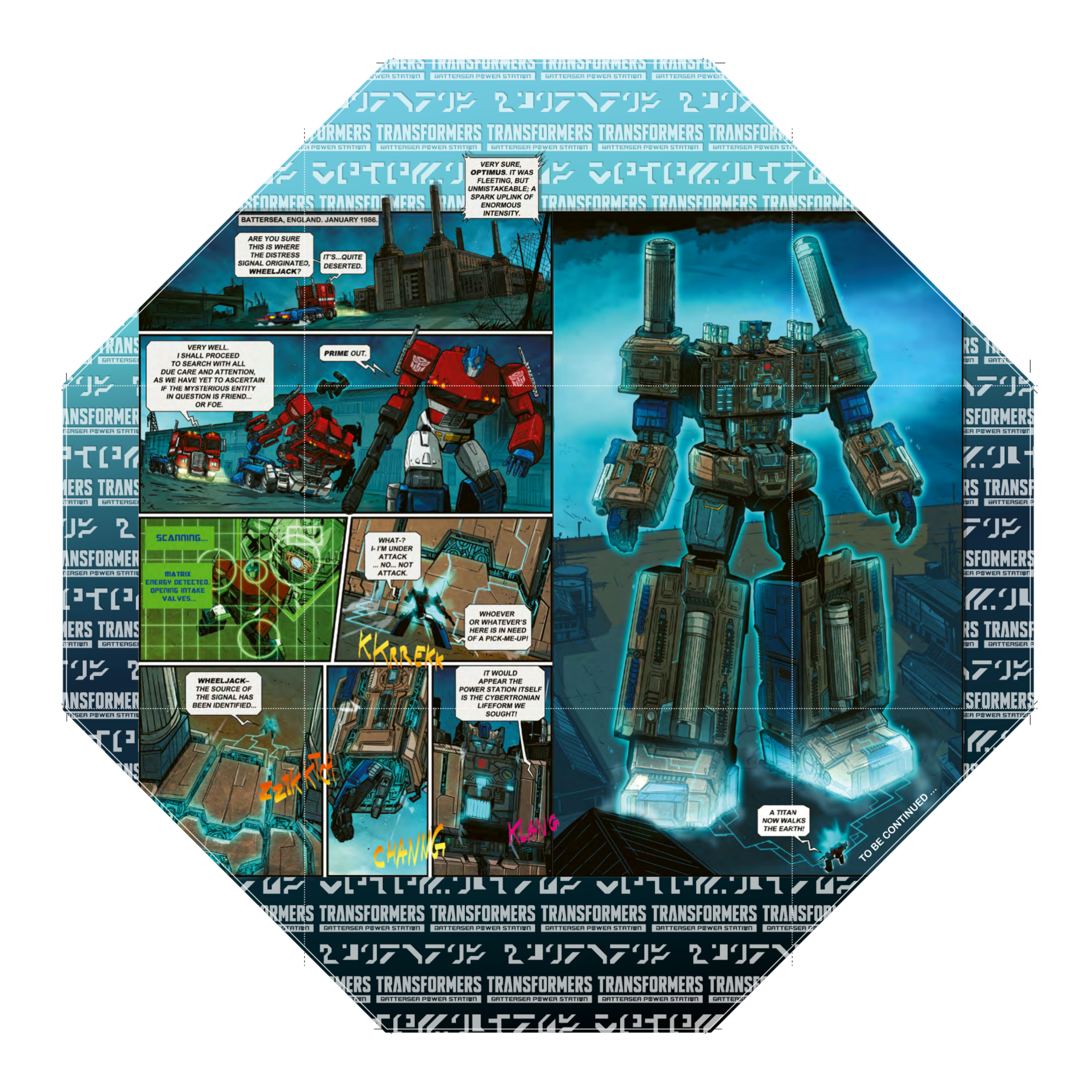 Titan Fold Out Poster