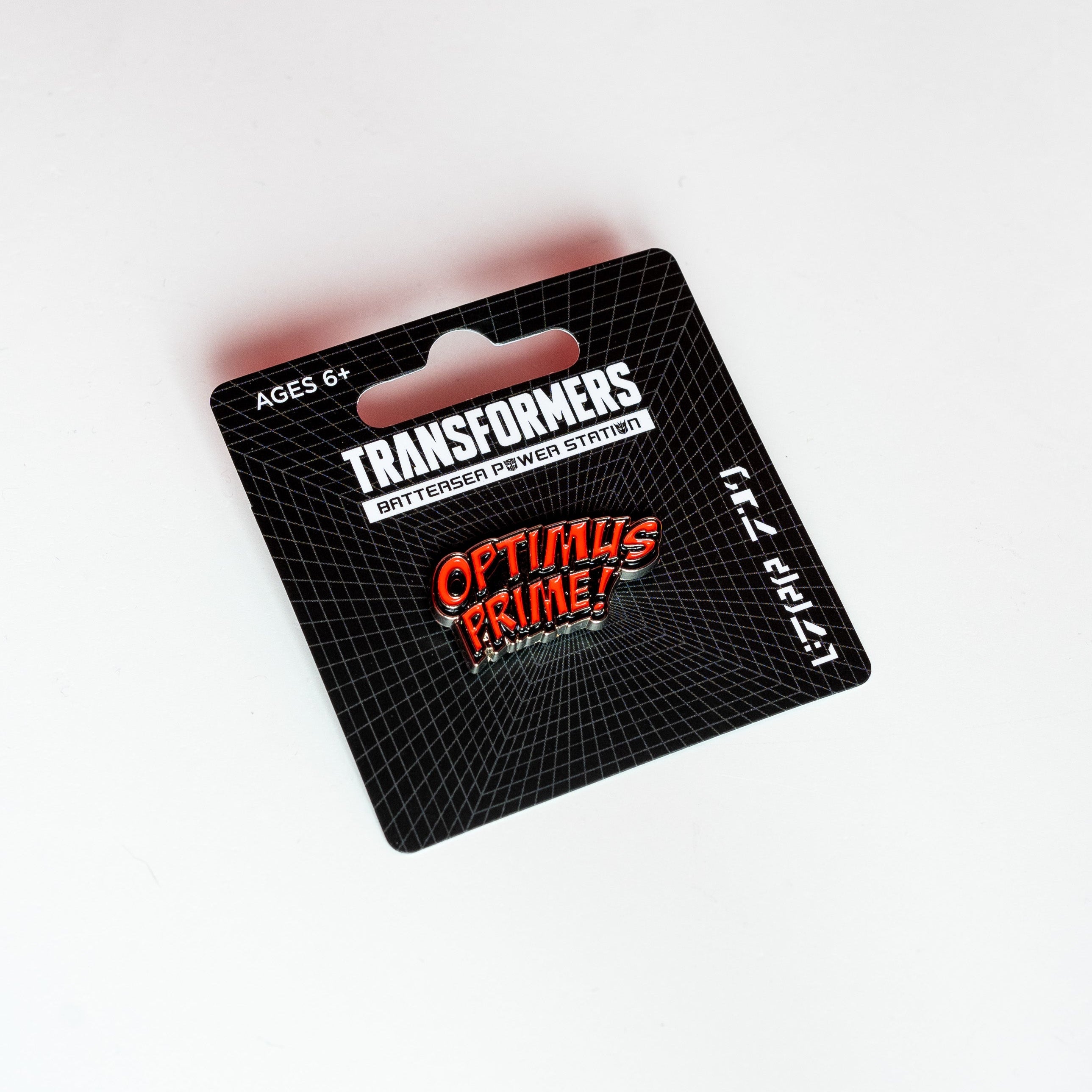 Optimus Prime Wordmark Collectors Pin Badge Series 2E