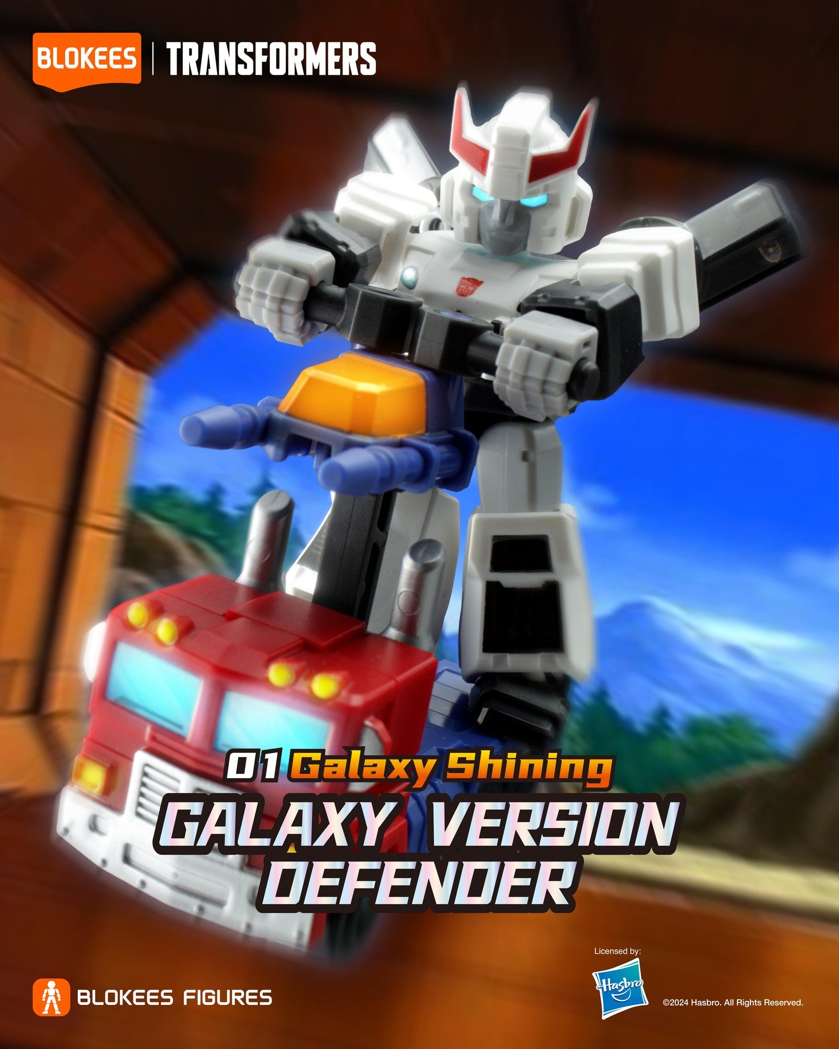 Blokees Transformers Defender Version 01 Galaxy Shining