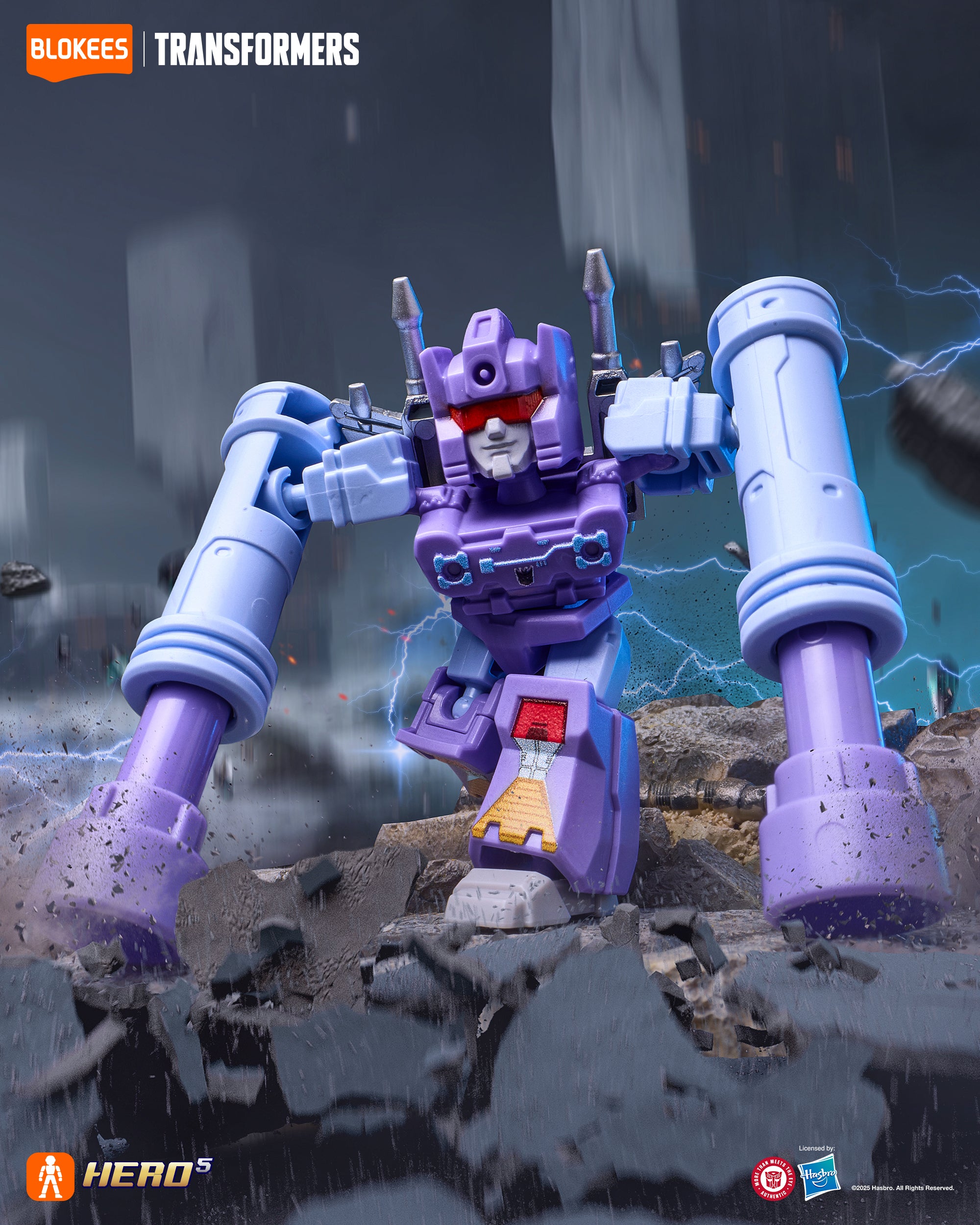 Blokees Transformers Defender Version 03 Heavy Metal War