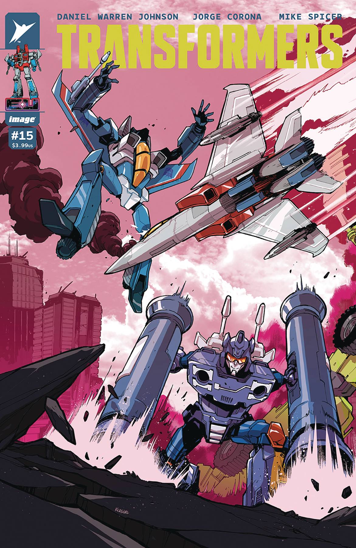 Transformers #15 Cover C 10 Copy Incv Kerschl