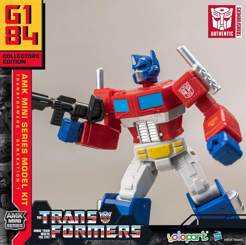 Transformers AMK MINI Series OPTIMUS PRIME vs MEGATRON 12cm Model Kit 2-Pack