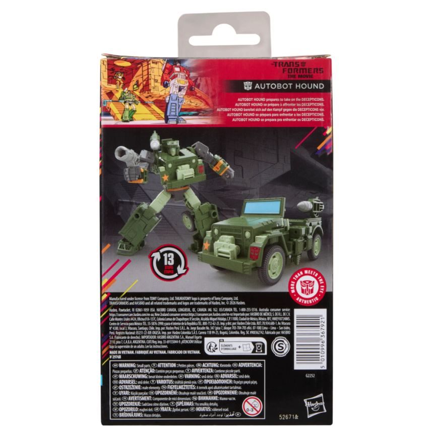 Transformers Studio Series 86 More Than Meets The Eye Collection Deluxe Class Hound