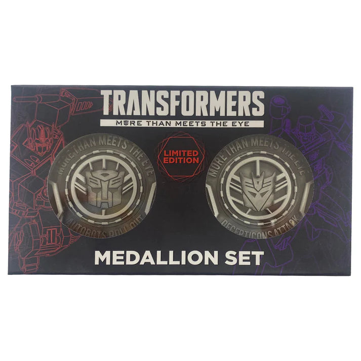 Transformers Limited Edition Medallion Set