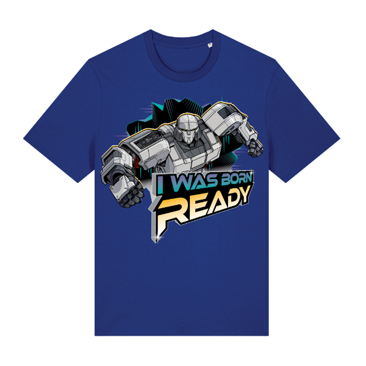 D-16 I Was Born Ready Blue Kids T-Shirt