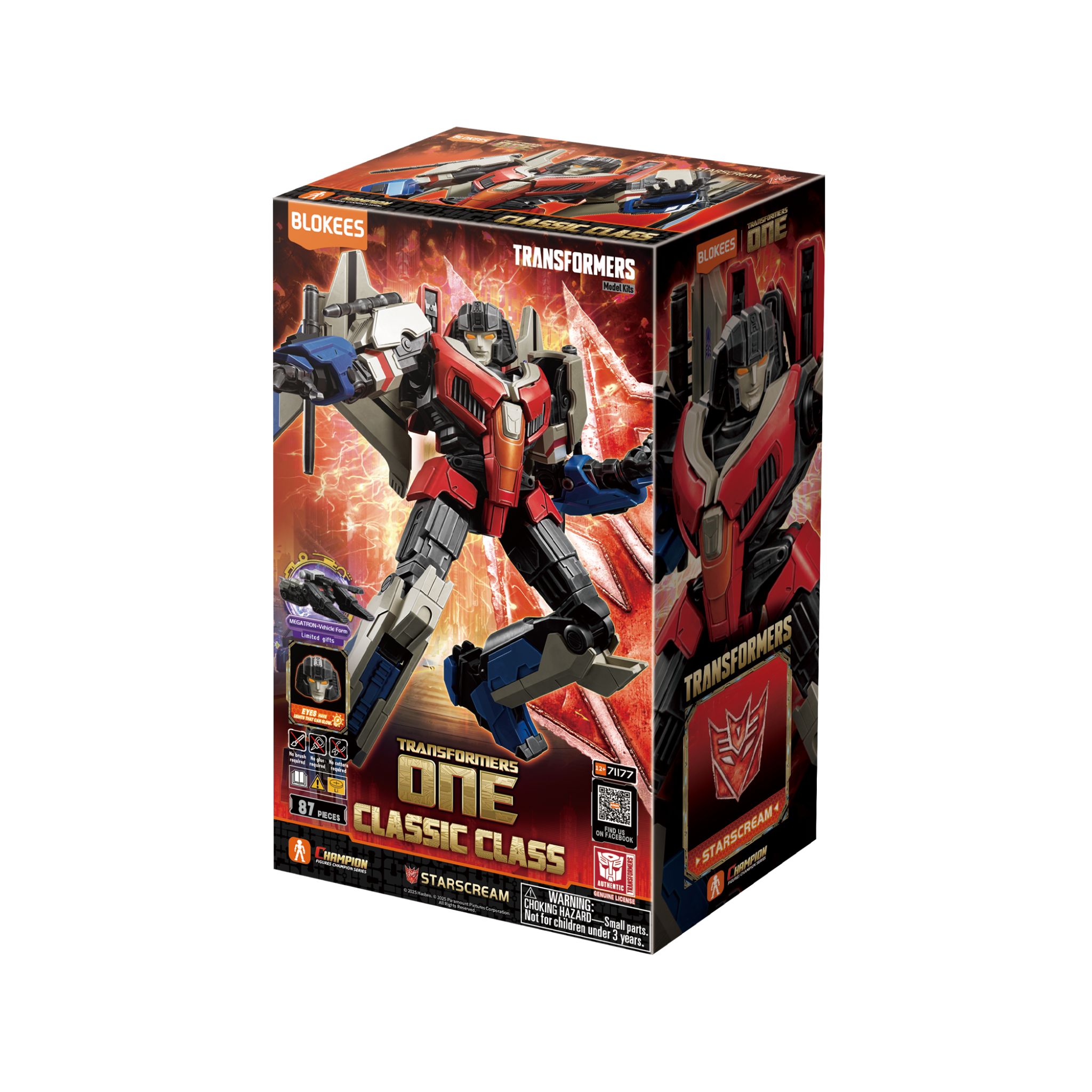 Transformers Classic Class 16 Starscream 'Transformers One Movie' Figurine