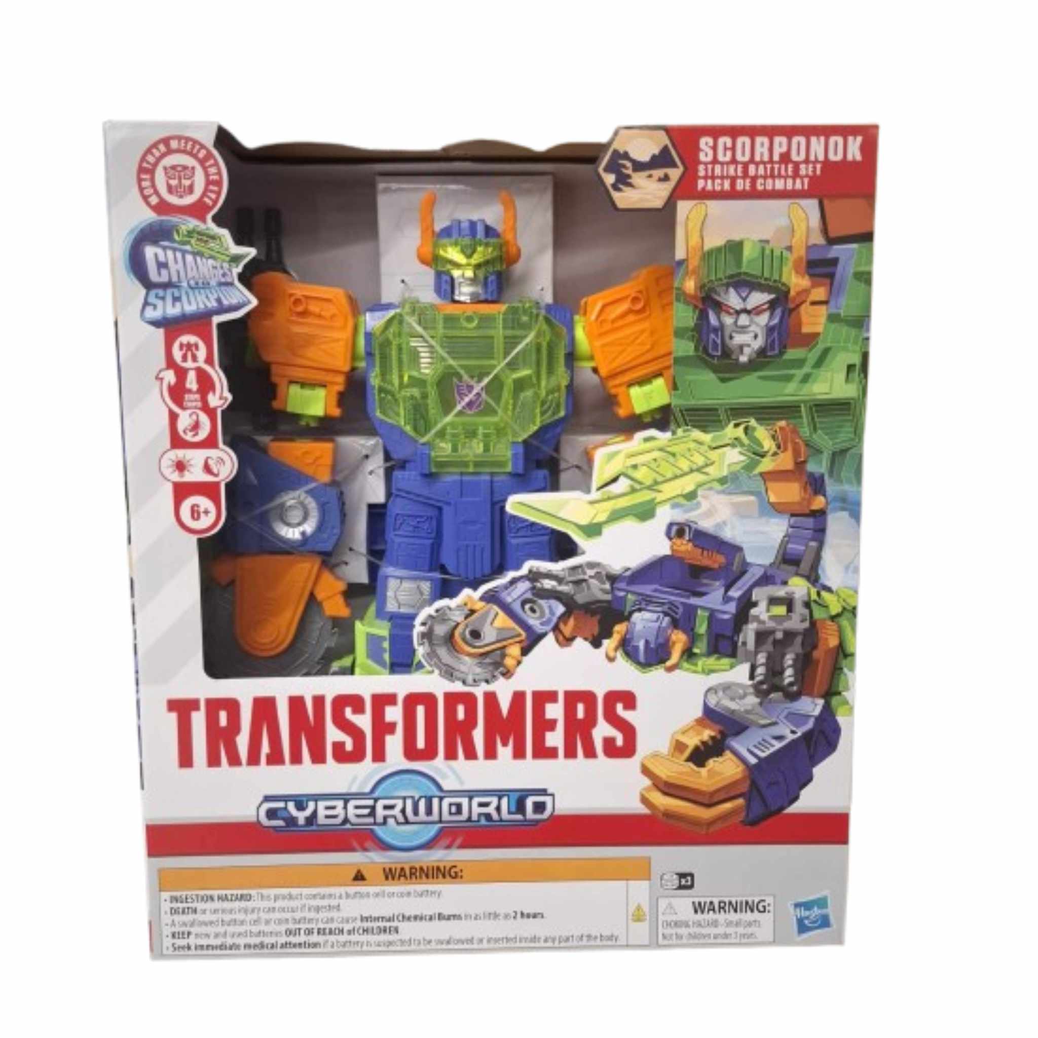 Transformers Cyberworld Scorponok Strike Battle Set