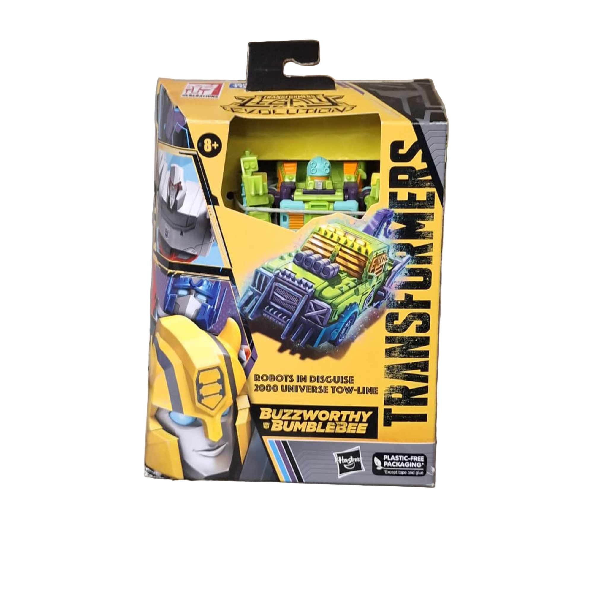 Transformers Legacy Buzzworthy Bumblebee Deluxe Class R.I.D (2001) Tow Line