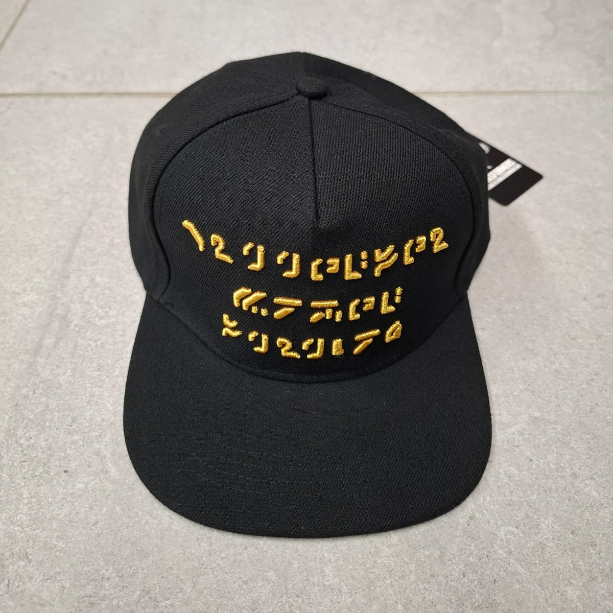 Murwalls Cybertronian Script Black/Gold Cap