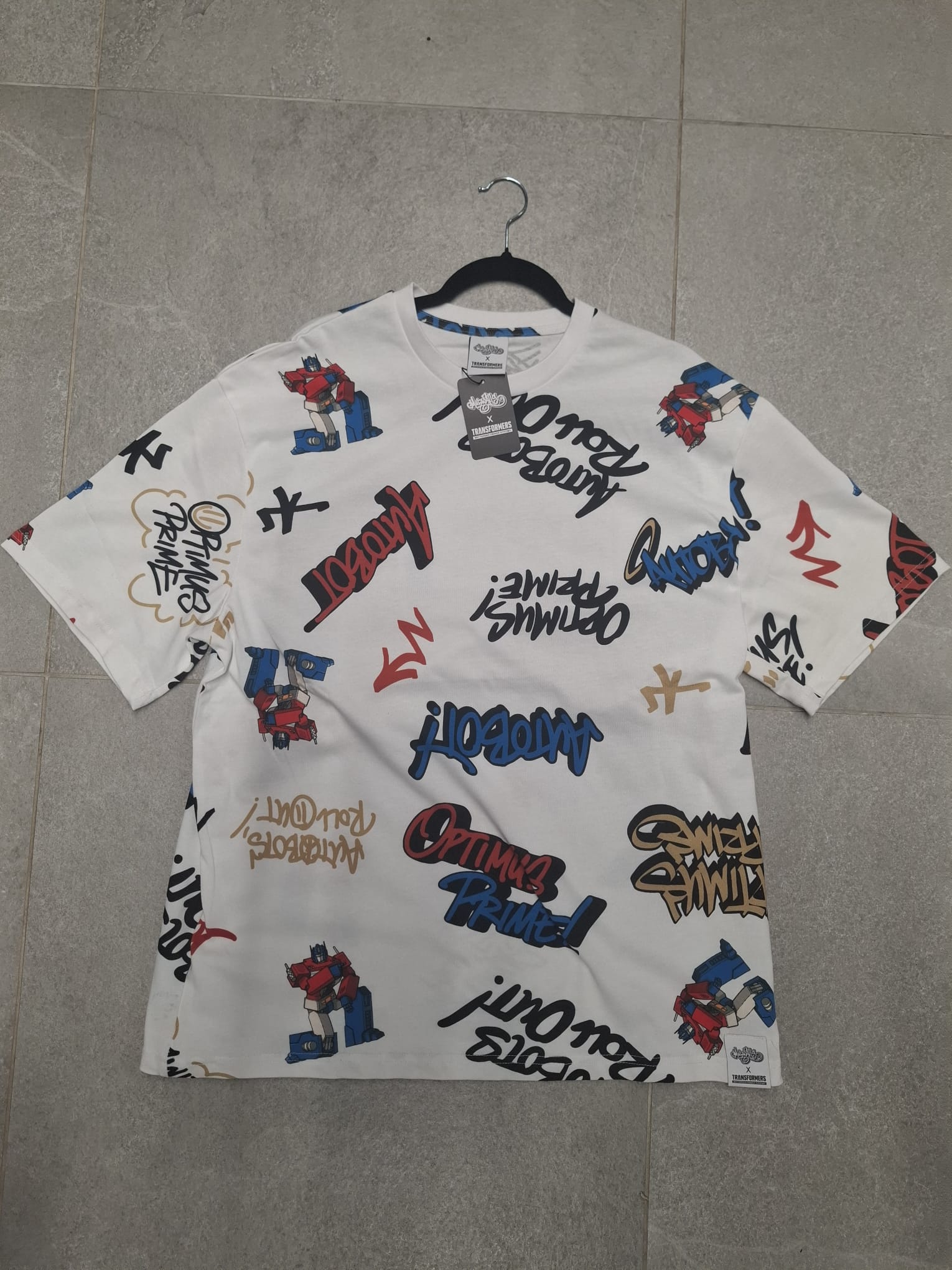 Murwalls Autobots Roll Out Oversized All Over Print T-Shirt