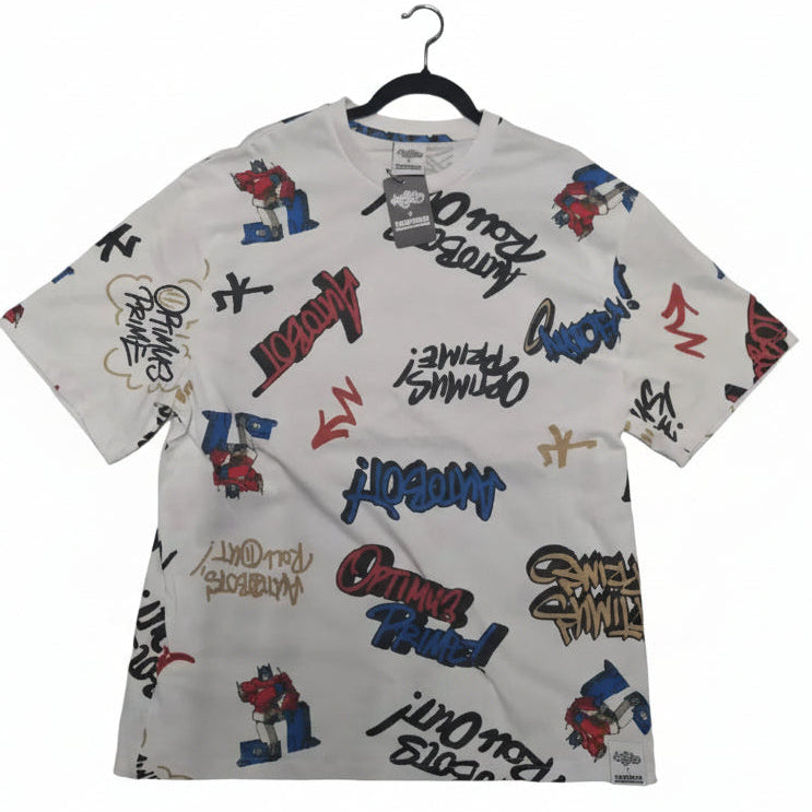 Murwalls Autobots Roll Out Oversized All Over Print T-Shirt