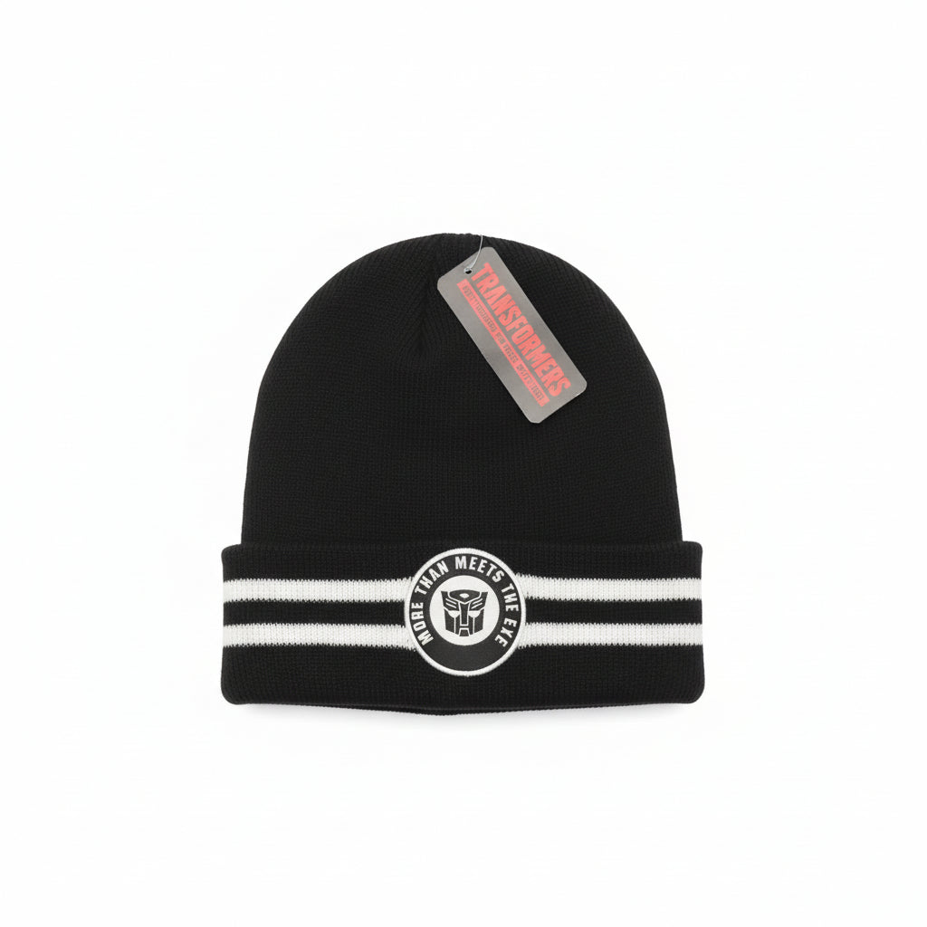 More Than Meet The Eye B&W Beanie