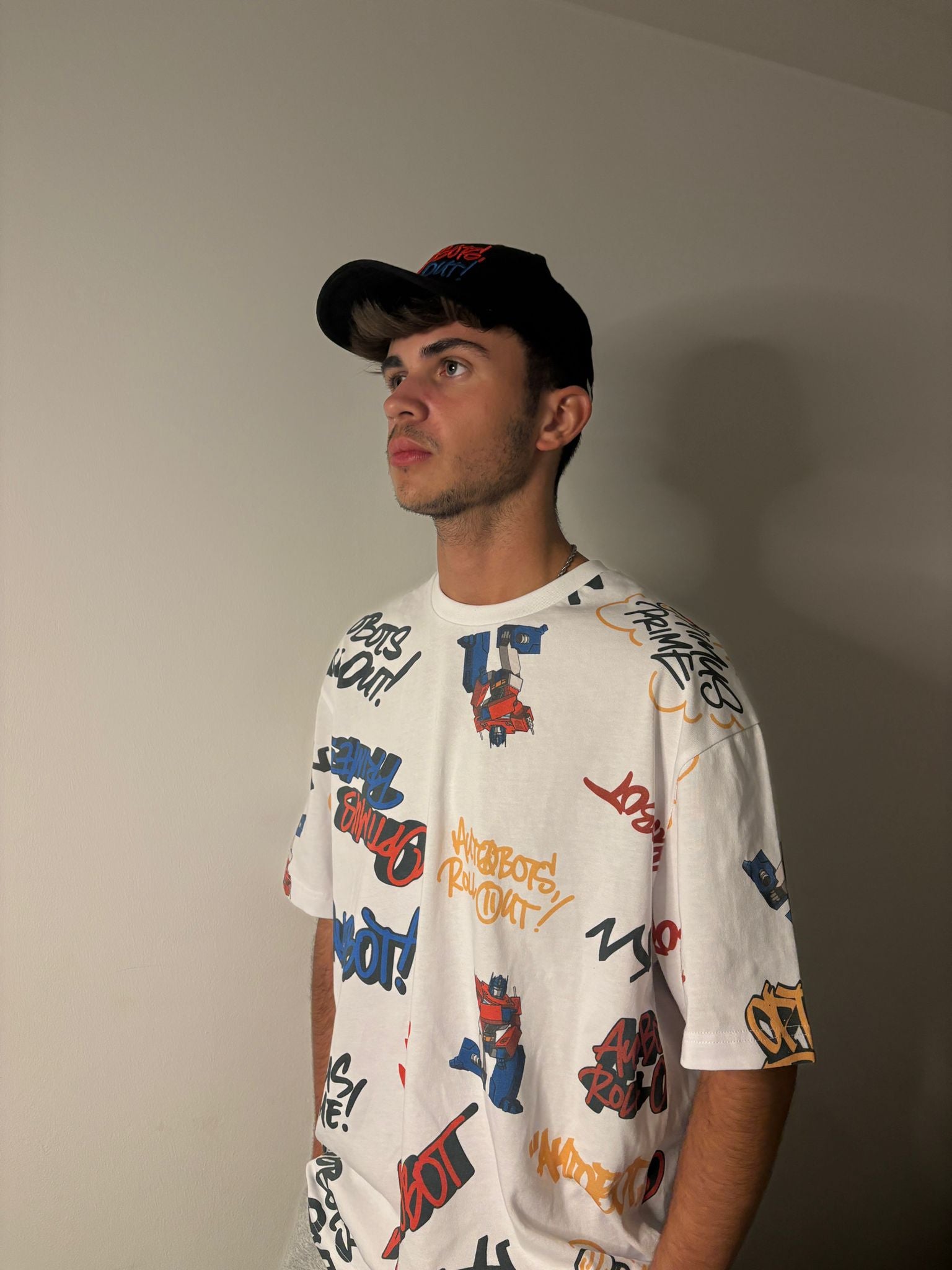 Murwalls Autobots Roll Out Oversized All Over Print T-Shirt