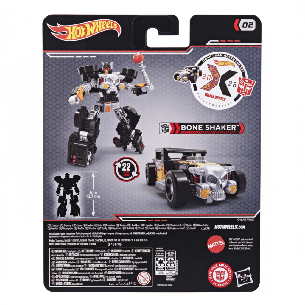 Transformers Collaborative Hot Wheels x Transformers Bone Shaker