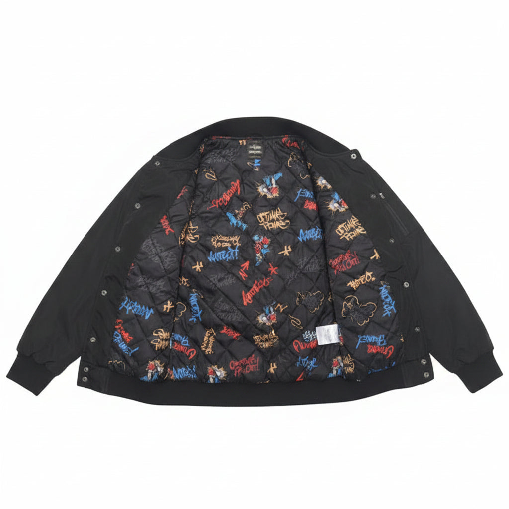 Murwalls Autobot Black/Red Bomber Jacket