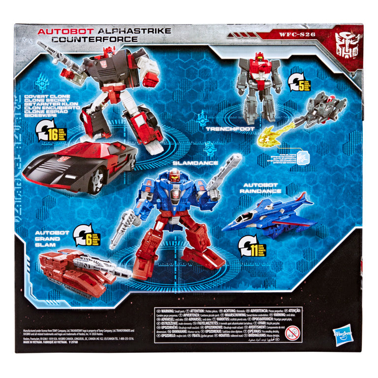 Transformers War for Cybertron Siege Deluxe Class Autobot Alphastrike Counterforce Pack