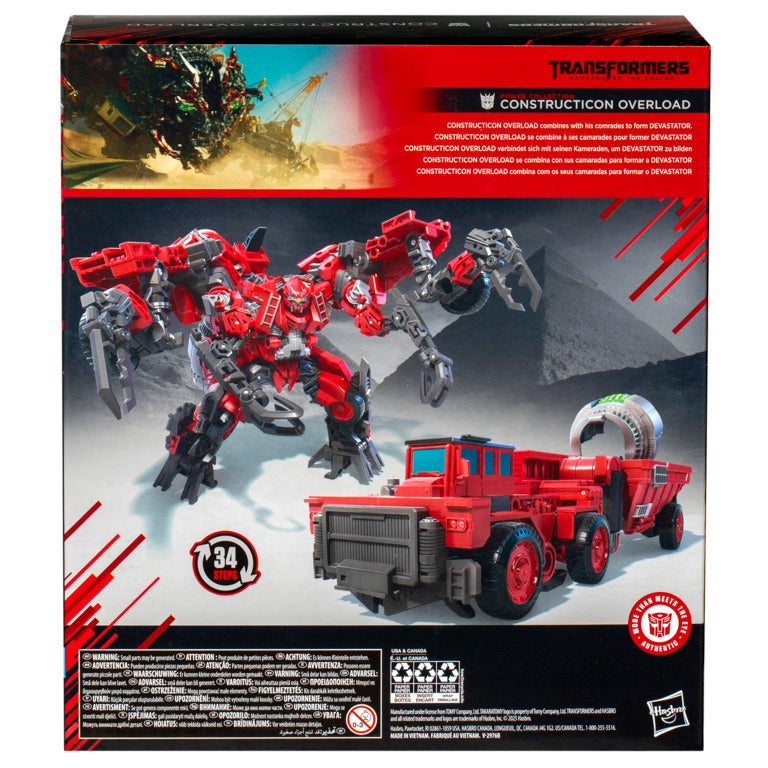 Transformers Studio Series Leader Class Revenge of the Fallen Constructicon Overload Action Figure